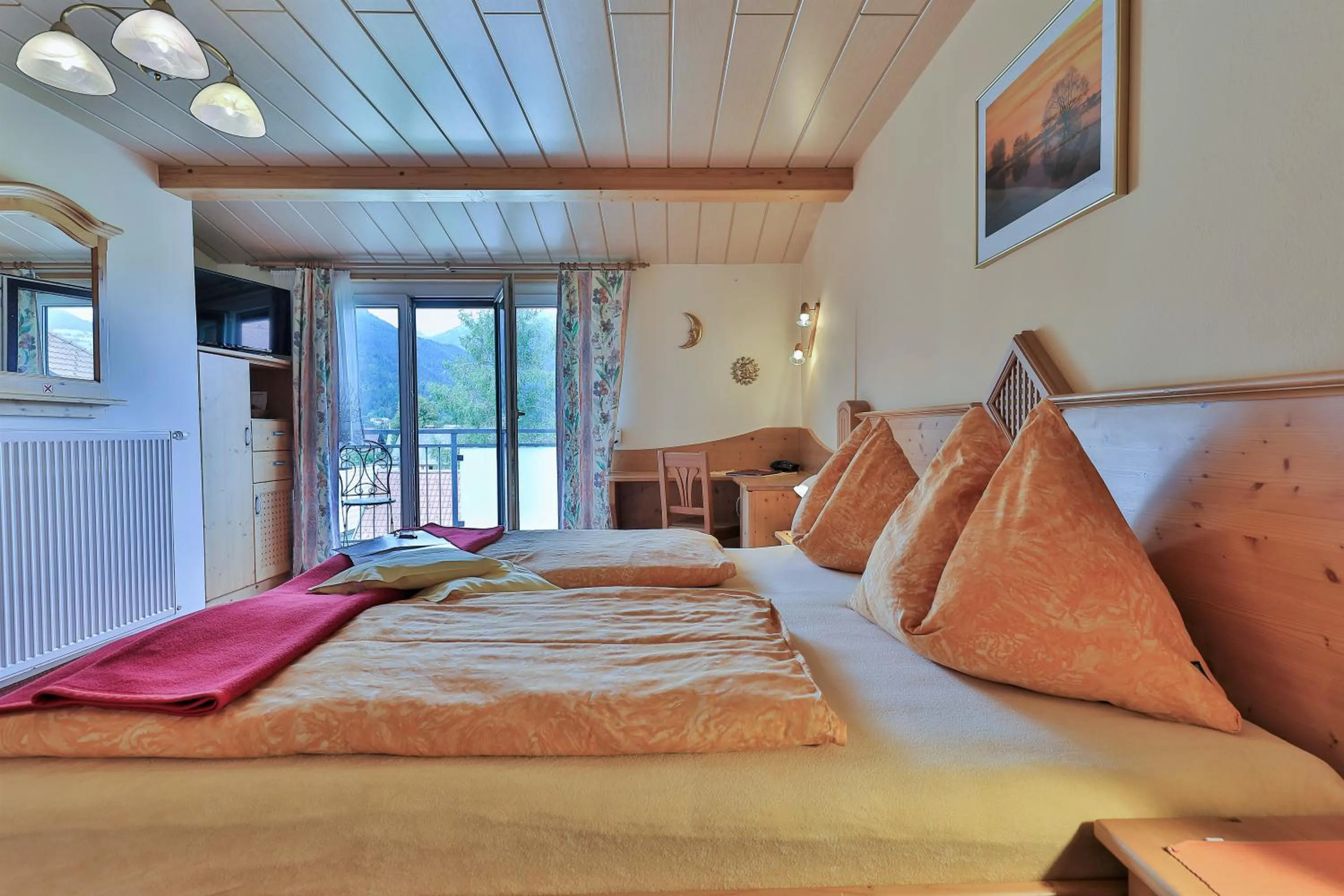 Bed in Hotel Garni Zerza