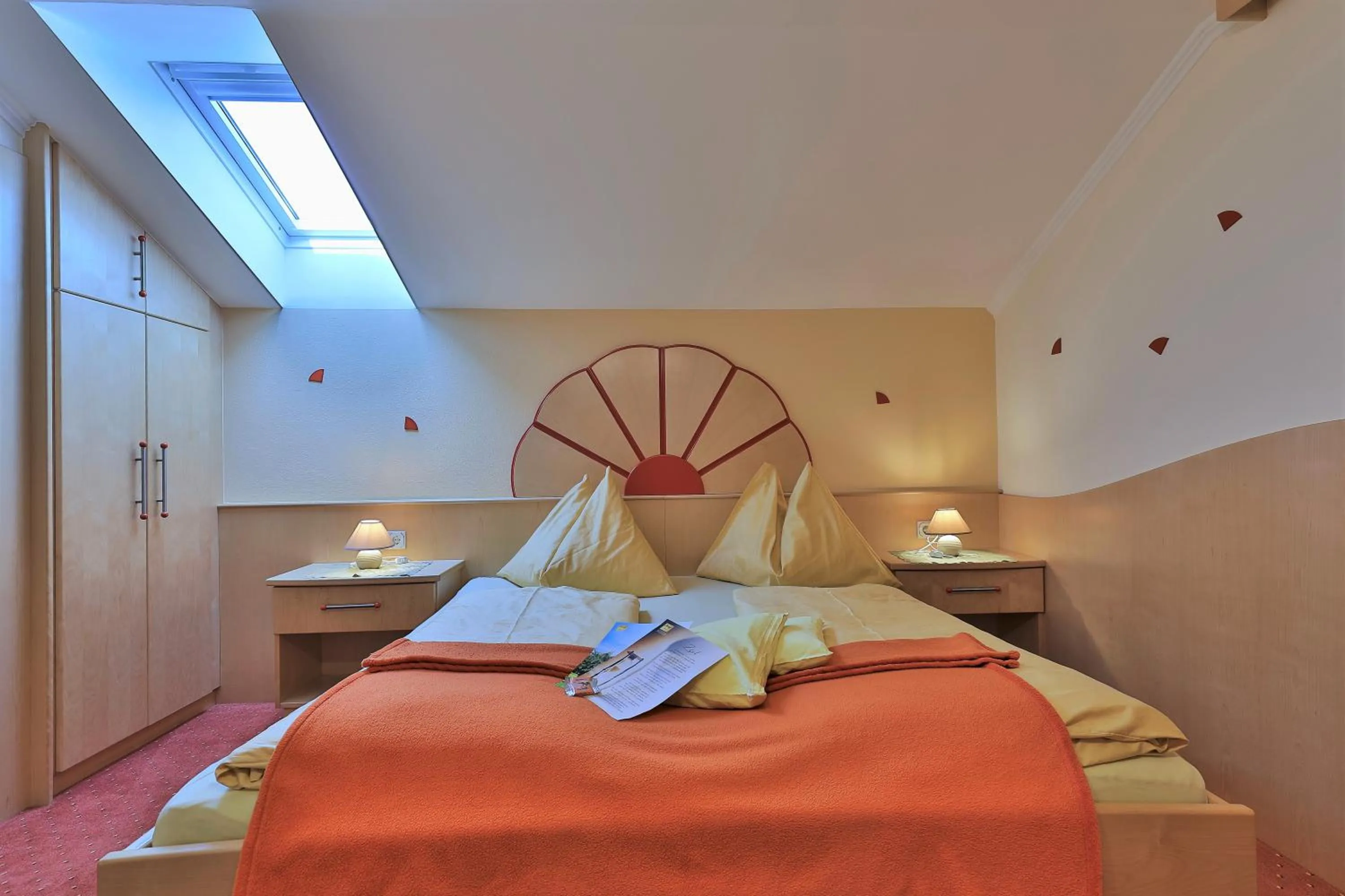 Bed in Hotel Garni Zerza