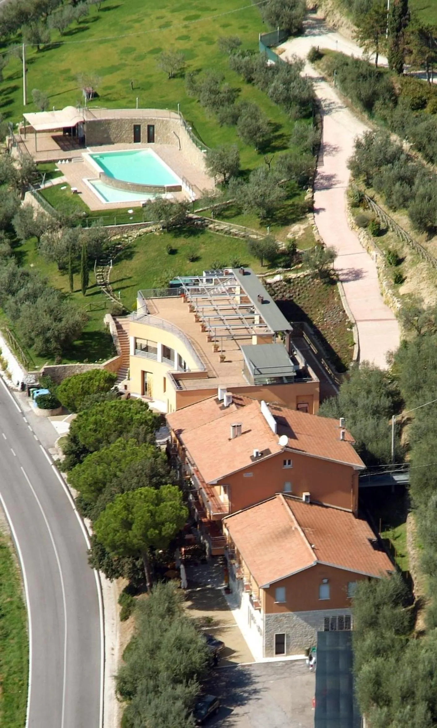 Bird's eye view in Hotel Il Castellaccio