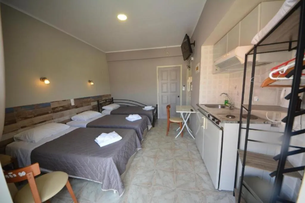 Bed in Bikakis Family Apartments