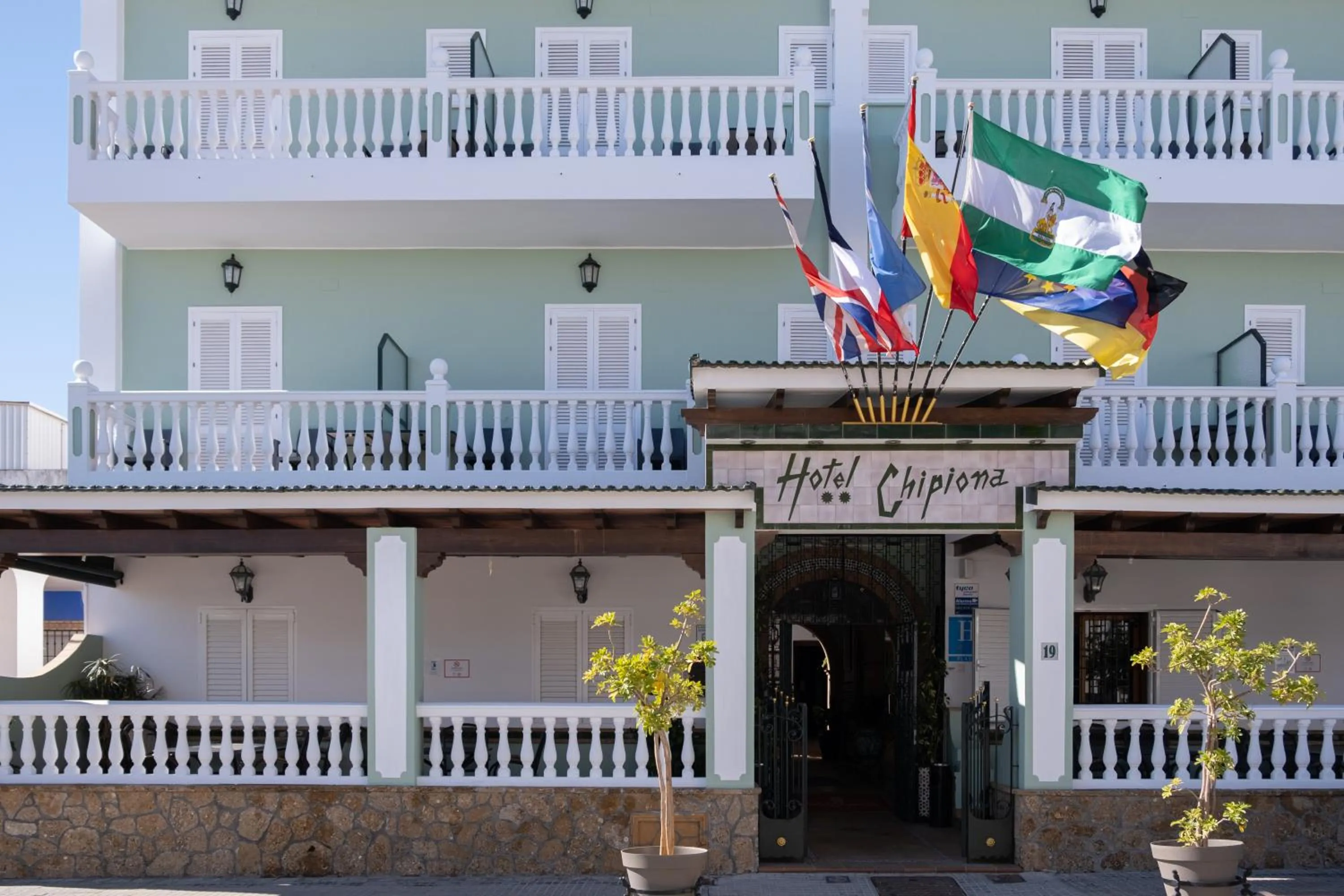 Facade/entrance in Hotel Chipiona