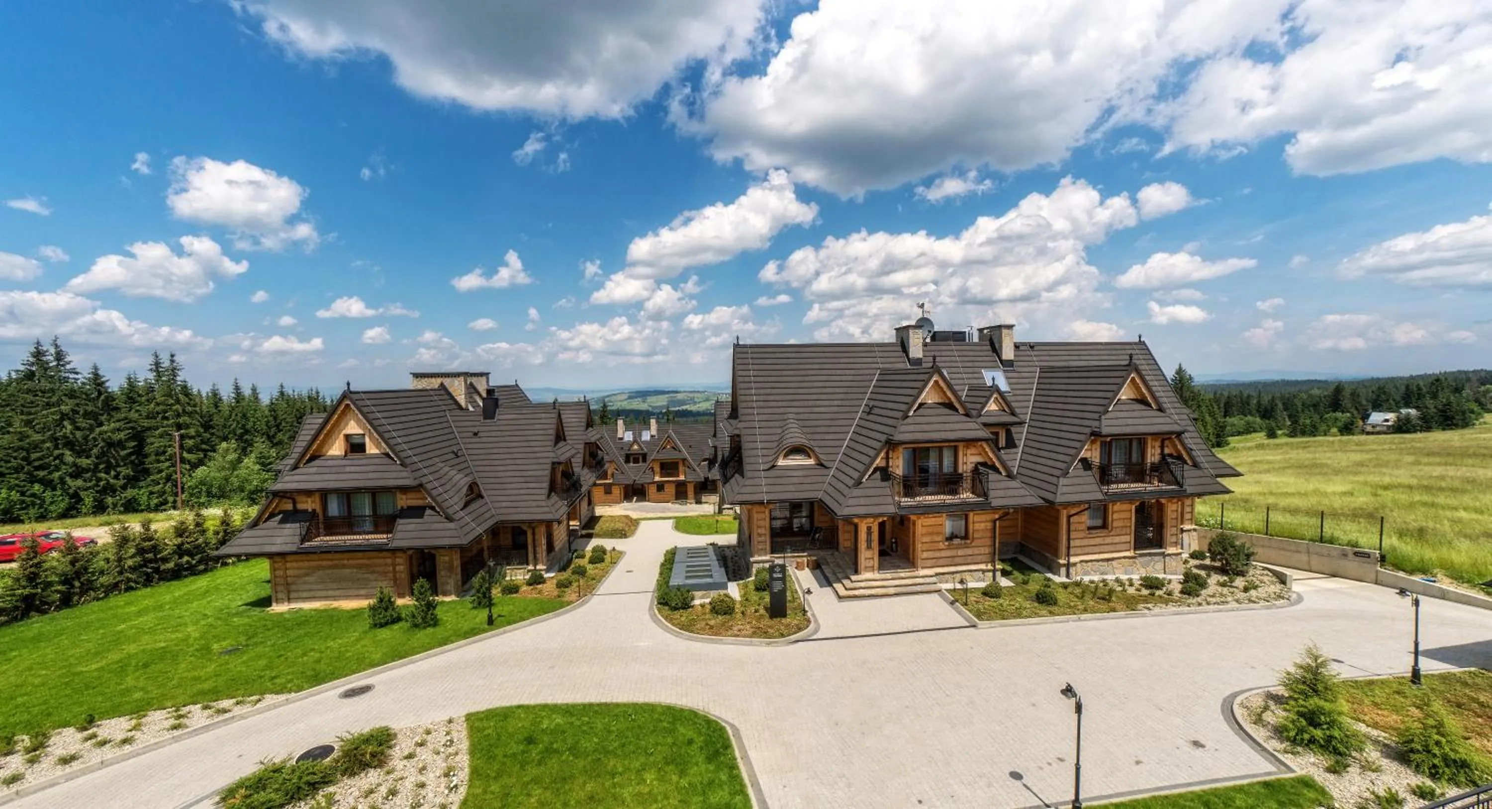 Bird's eye view in Rezydencja NOVA na Gubałówce