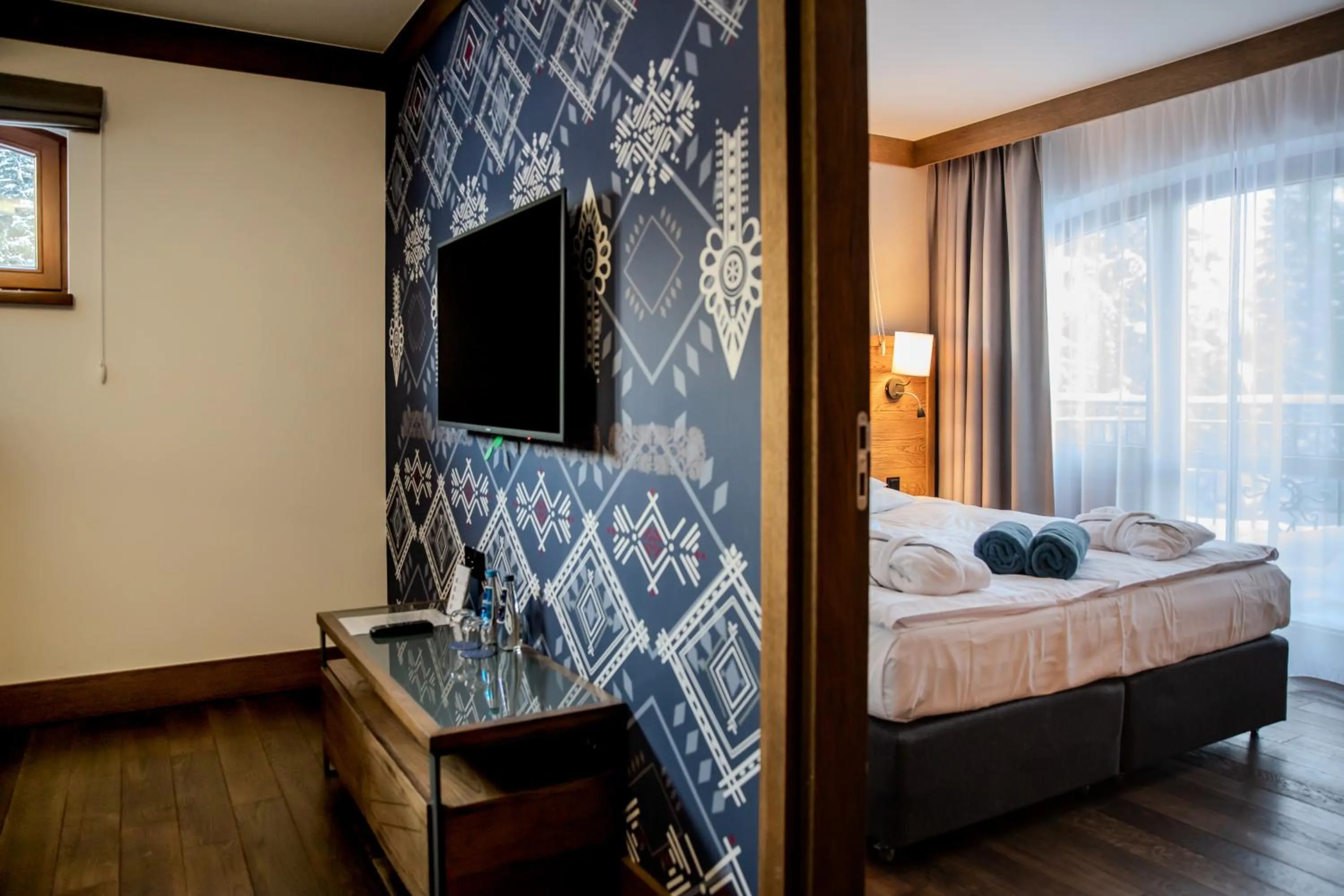 Bed in Rezydencja NOVA na Gubałówce