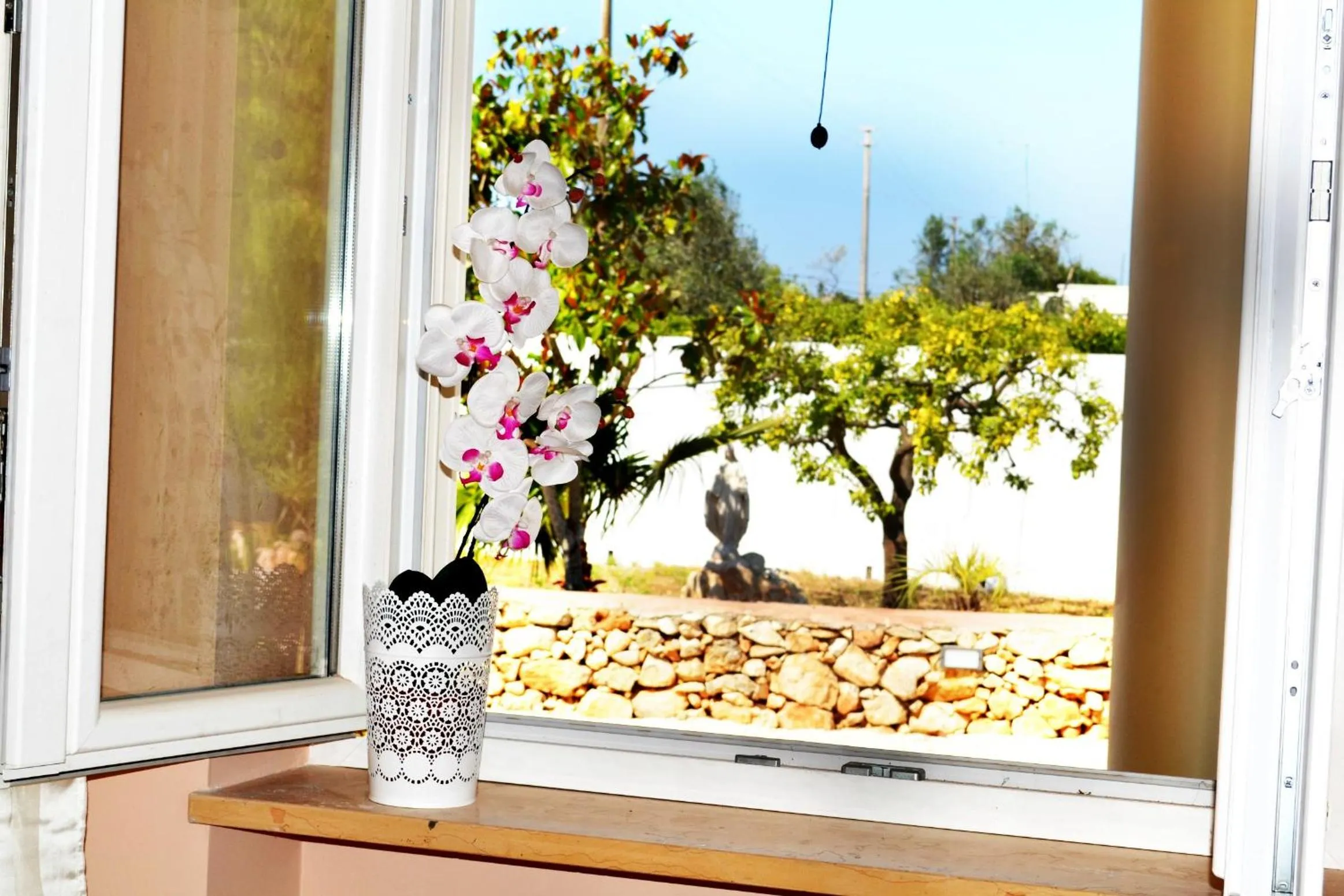 Garden view in Tenuta Arate