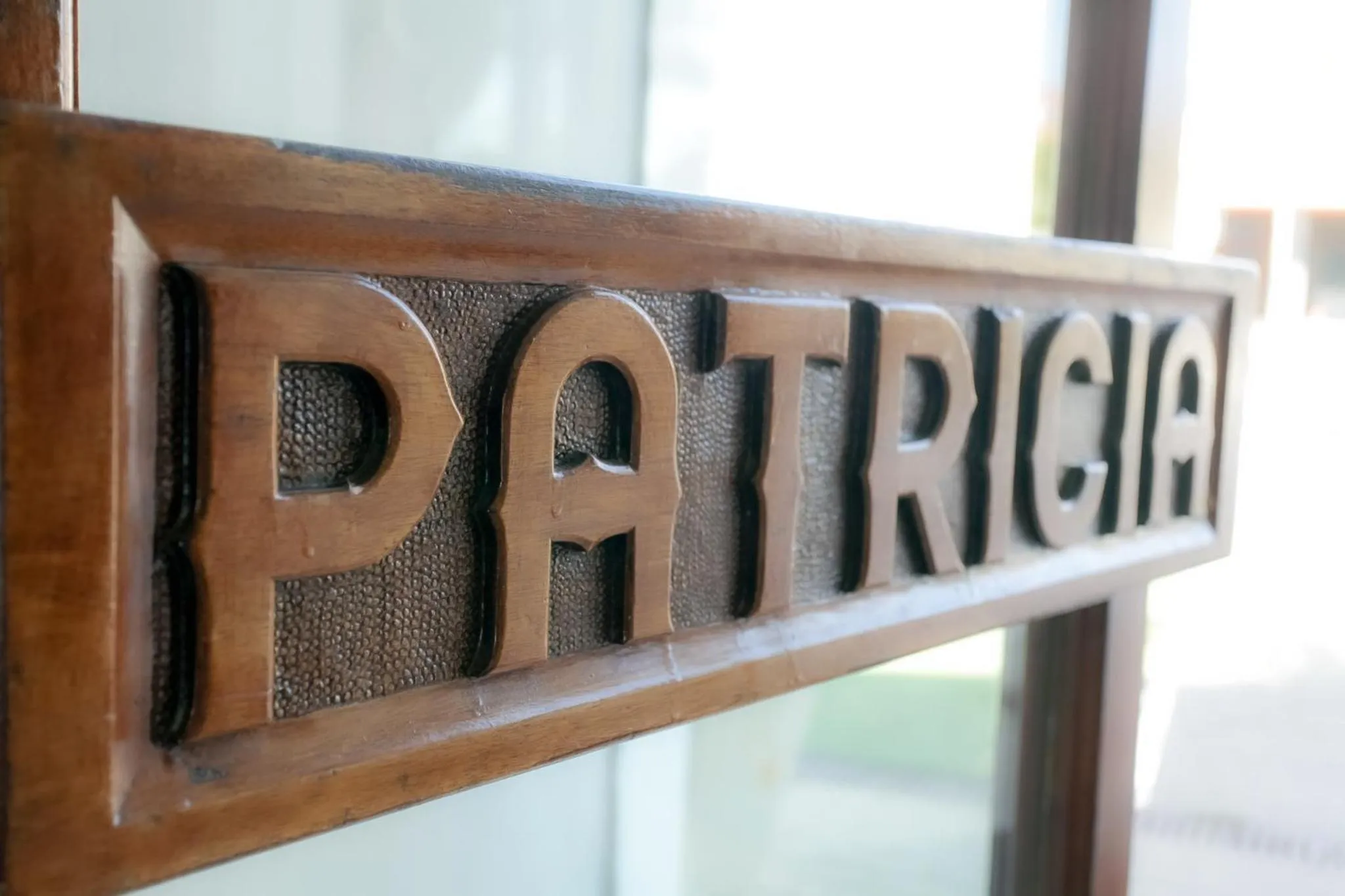 Logo/Certificate/Sign in Hotel Patricia