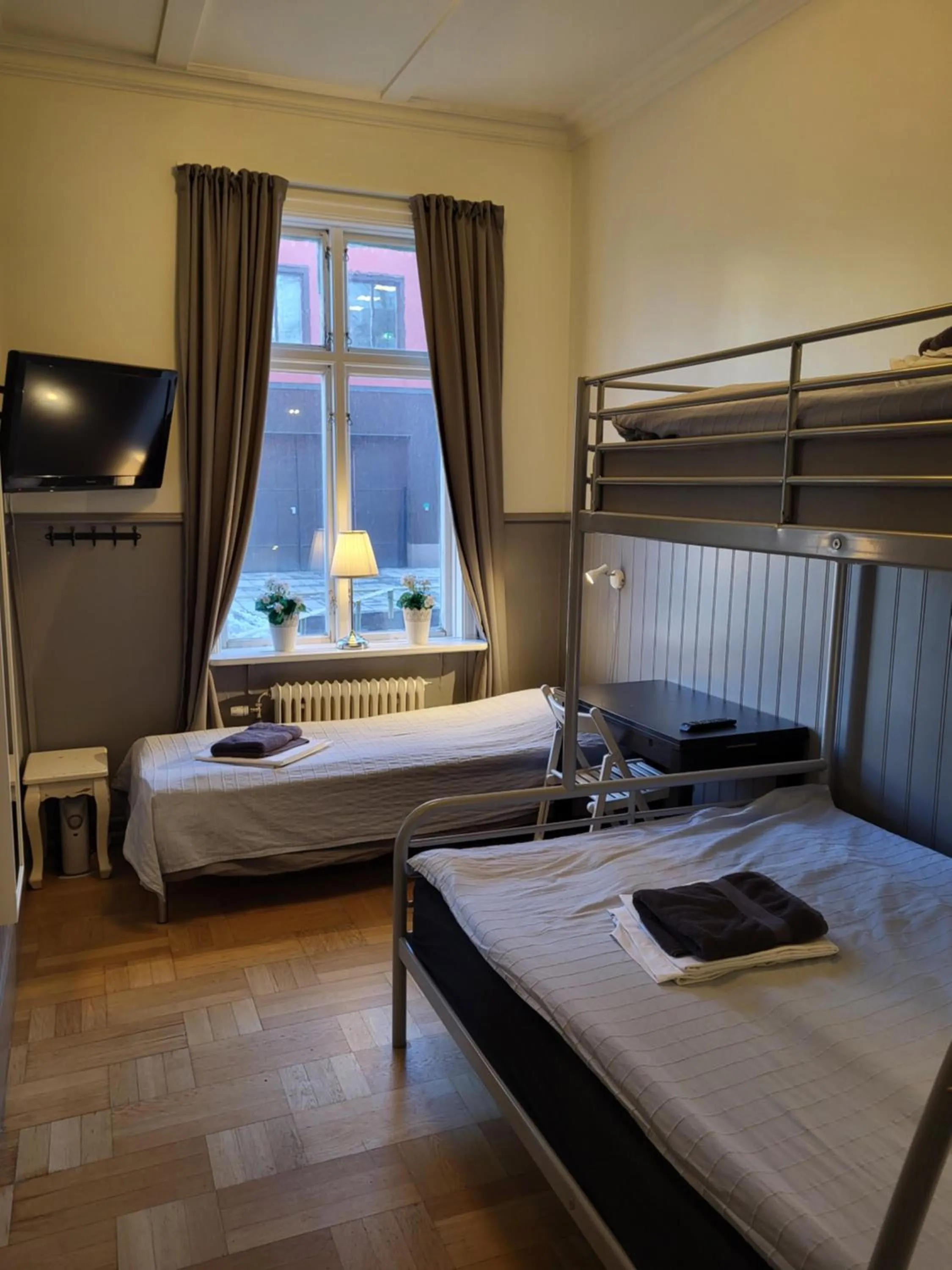 Bed in Vandrarhem Uppsala Kungsängstorg