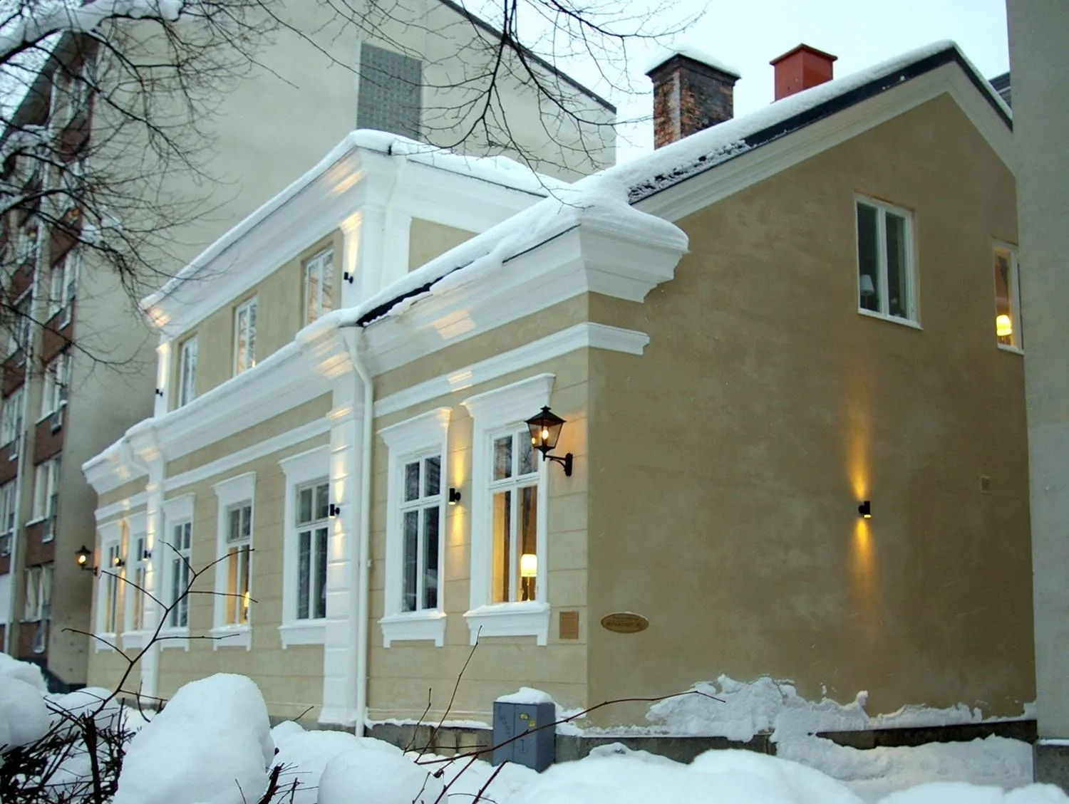 Facade/entrance in Vandrarhem Uppsala Kungsängstorg