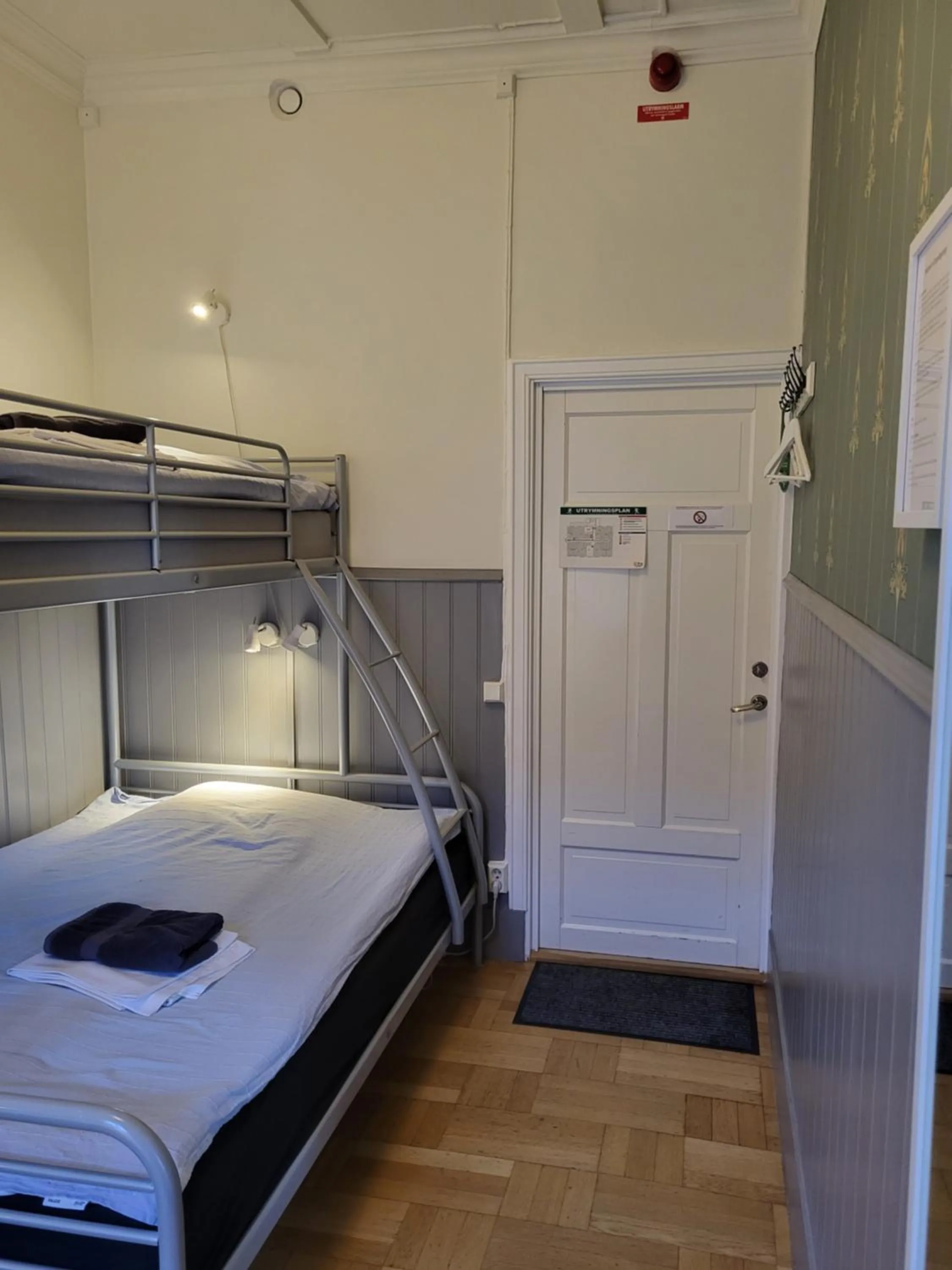 Bed in Vandrarhem Uppsala Kungsängstorg