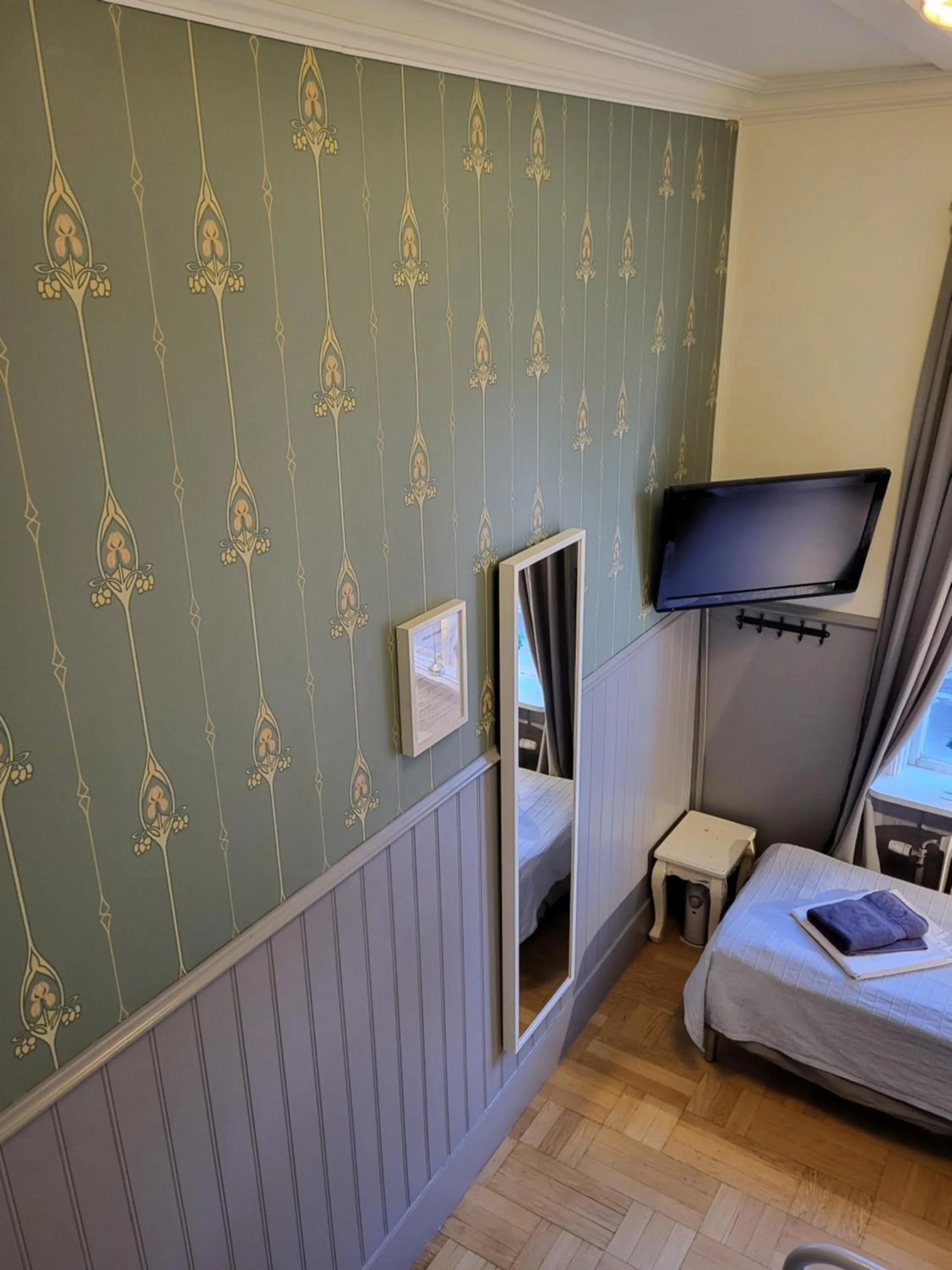 Bed in Vandrarhem Uppsala Kungsängstorg