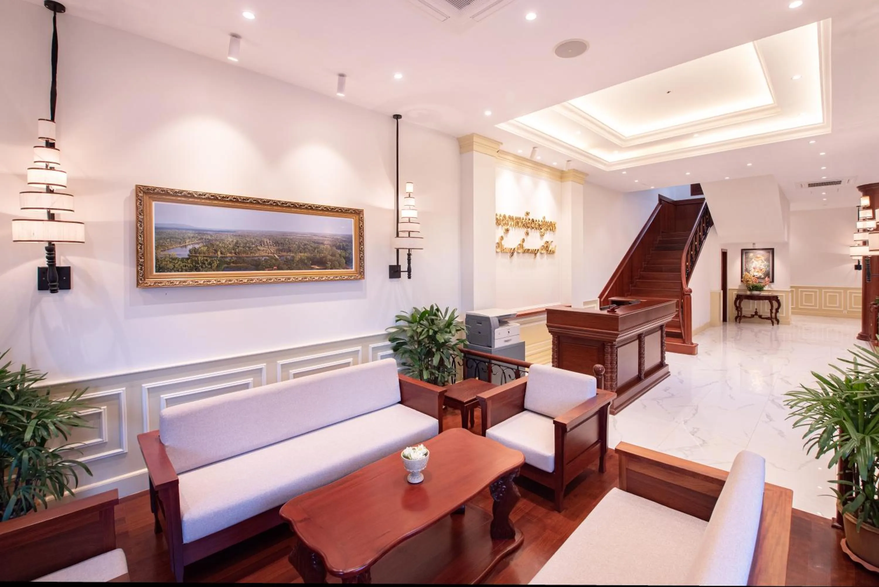 Lobby or reception in Steung Siemreap Hotel