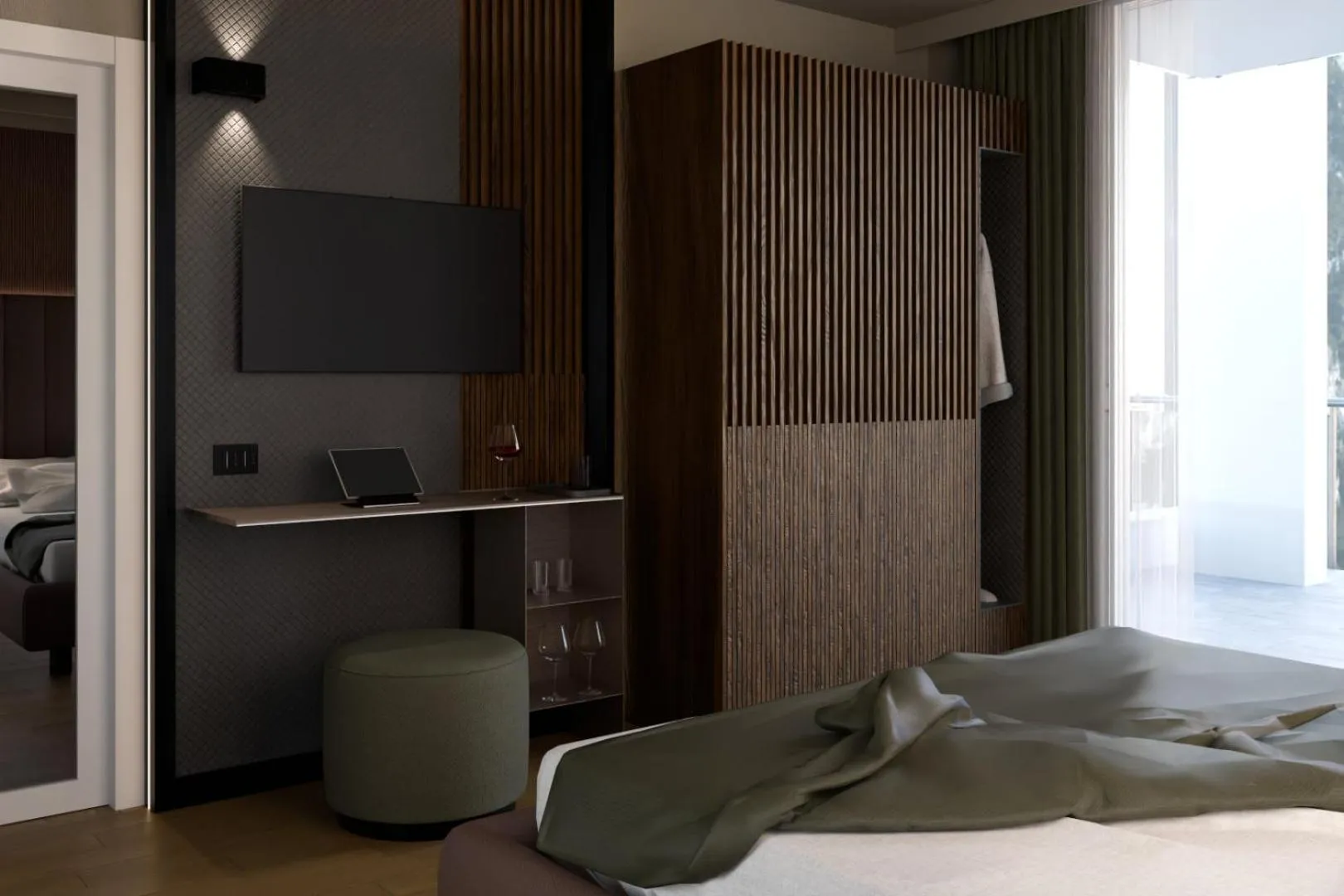 Bedroom, Bed in Hotel Kristal Palace - Tonelli Hotels - Adult Friendly