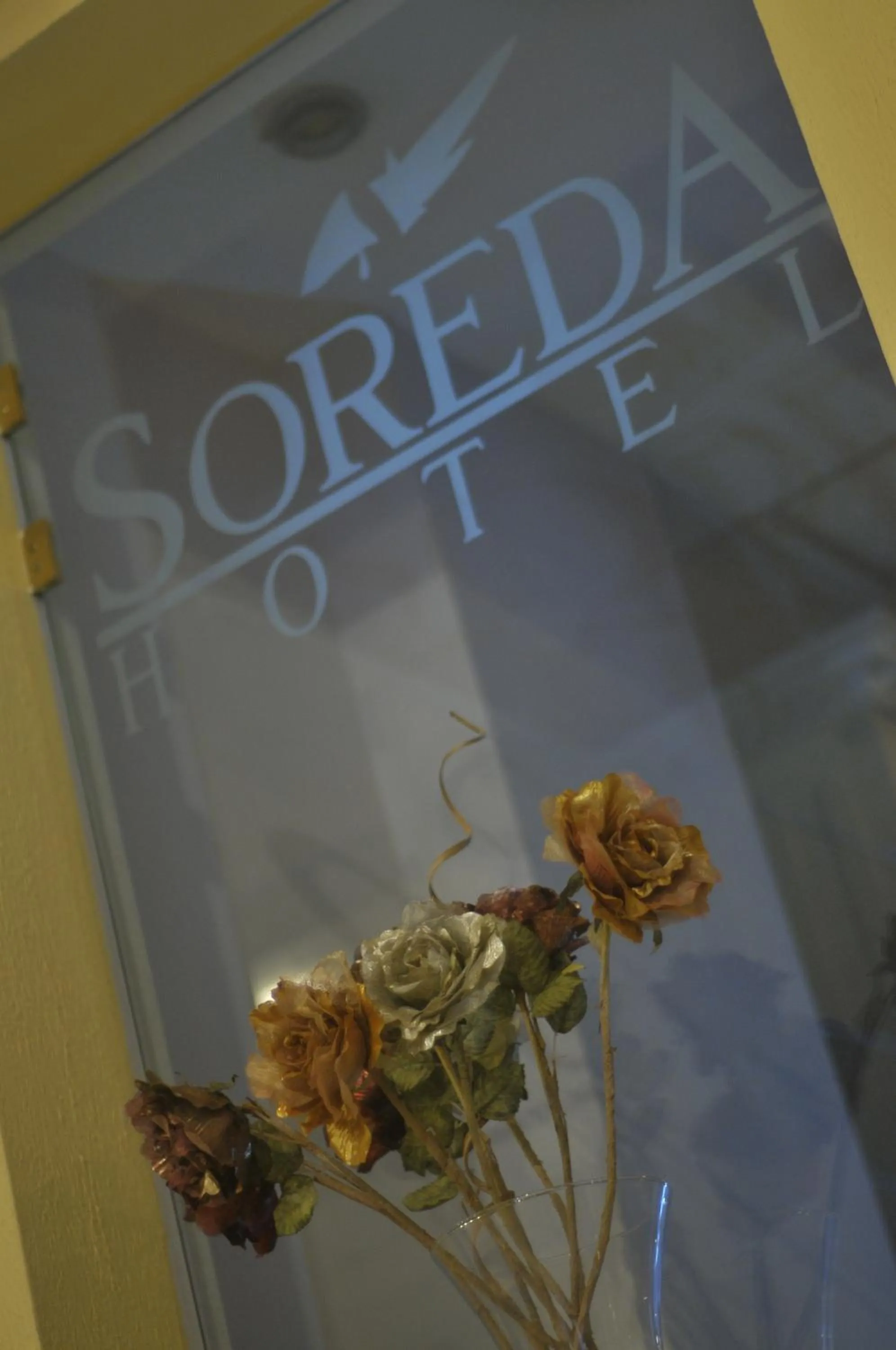 Decorative detail in Soreda Hotel