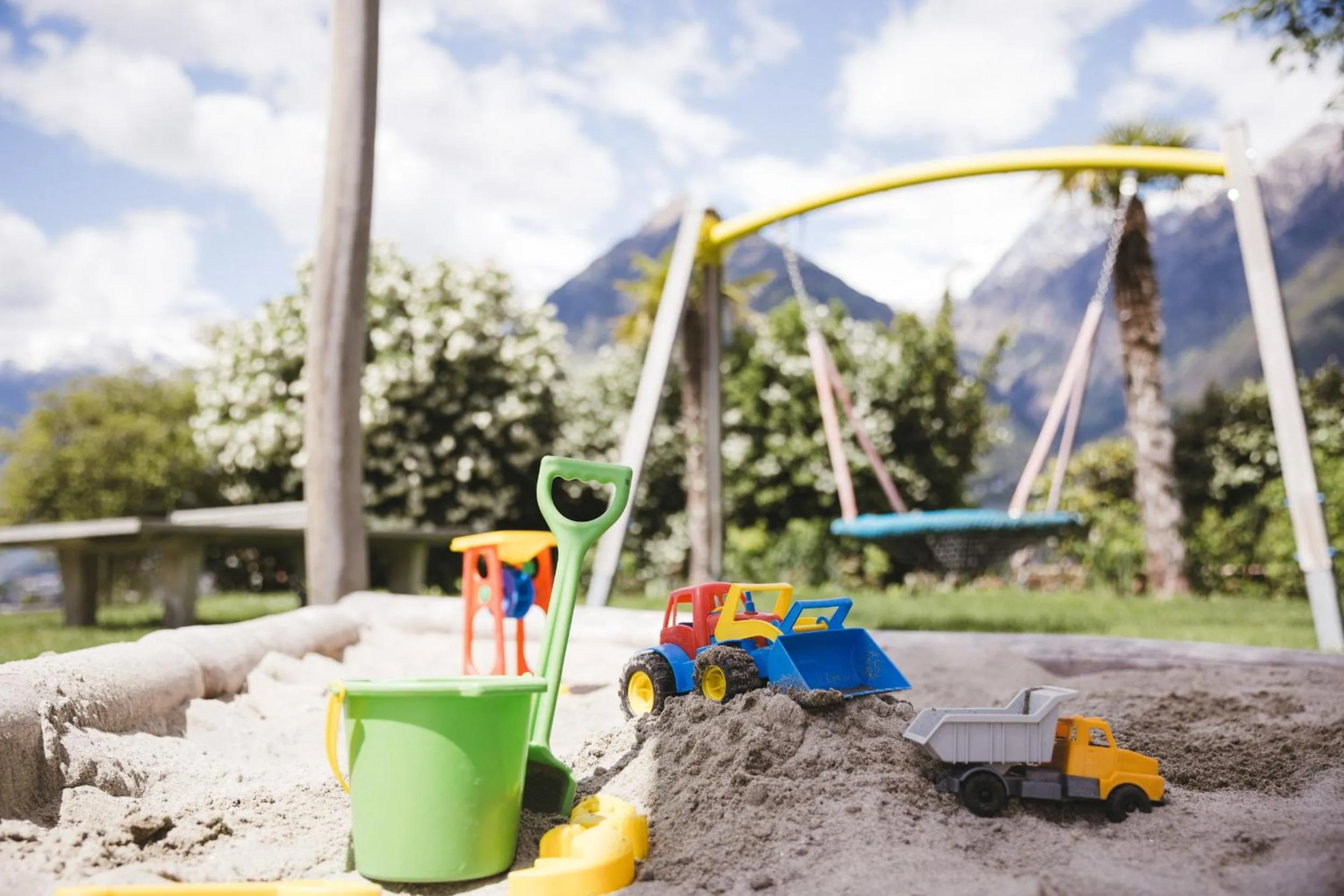 Children play ground in Hotel Hohenwart