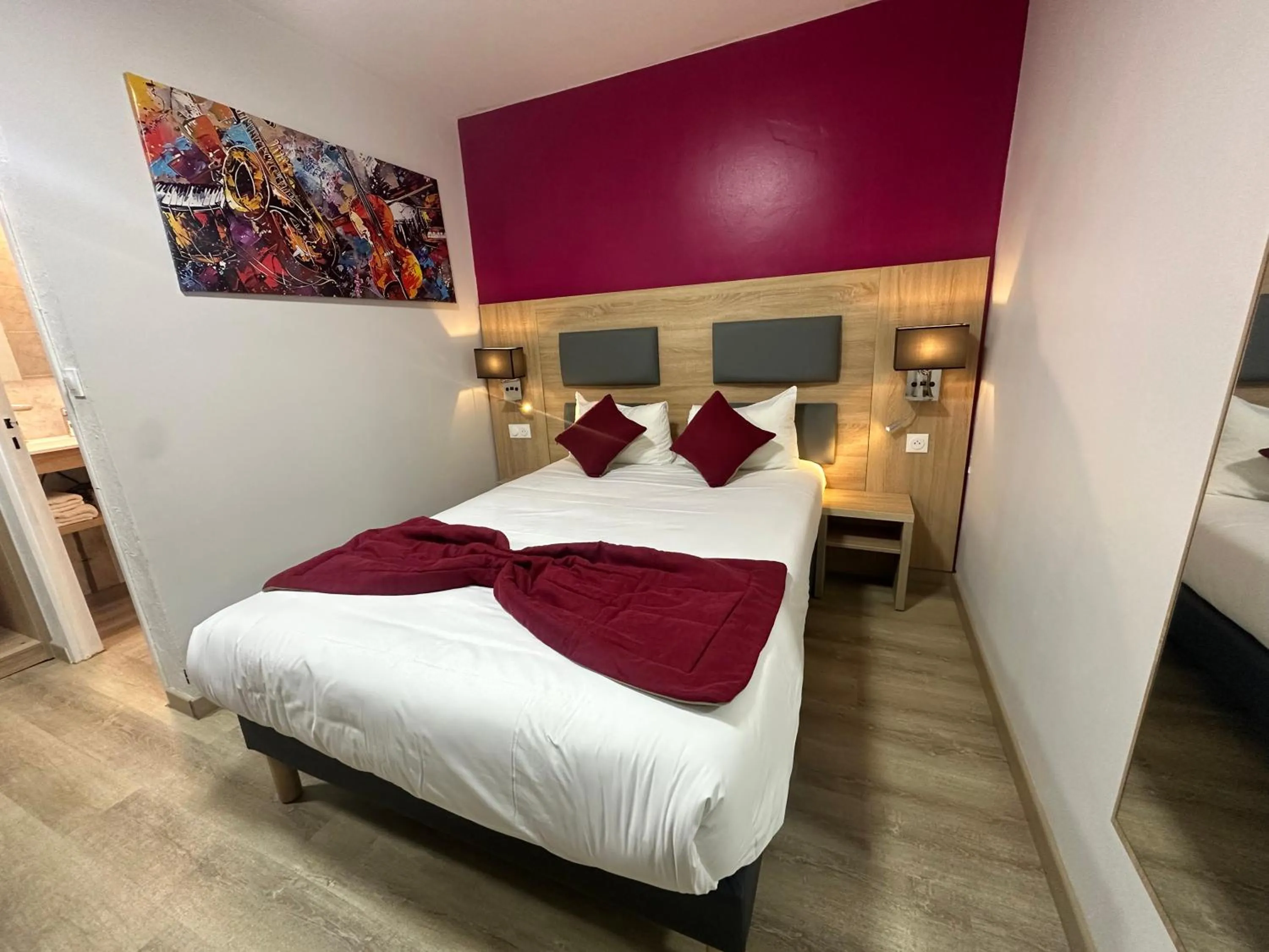 Bed in Hôtel NOROTEL