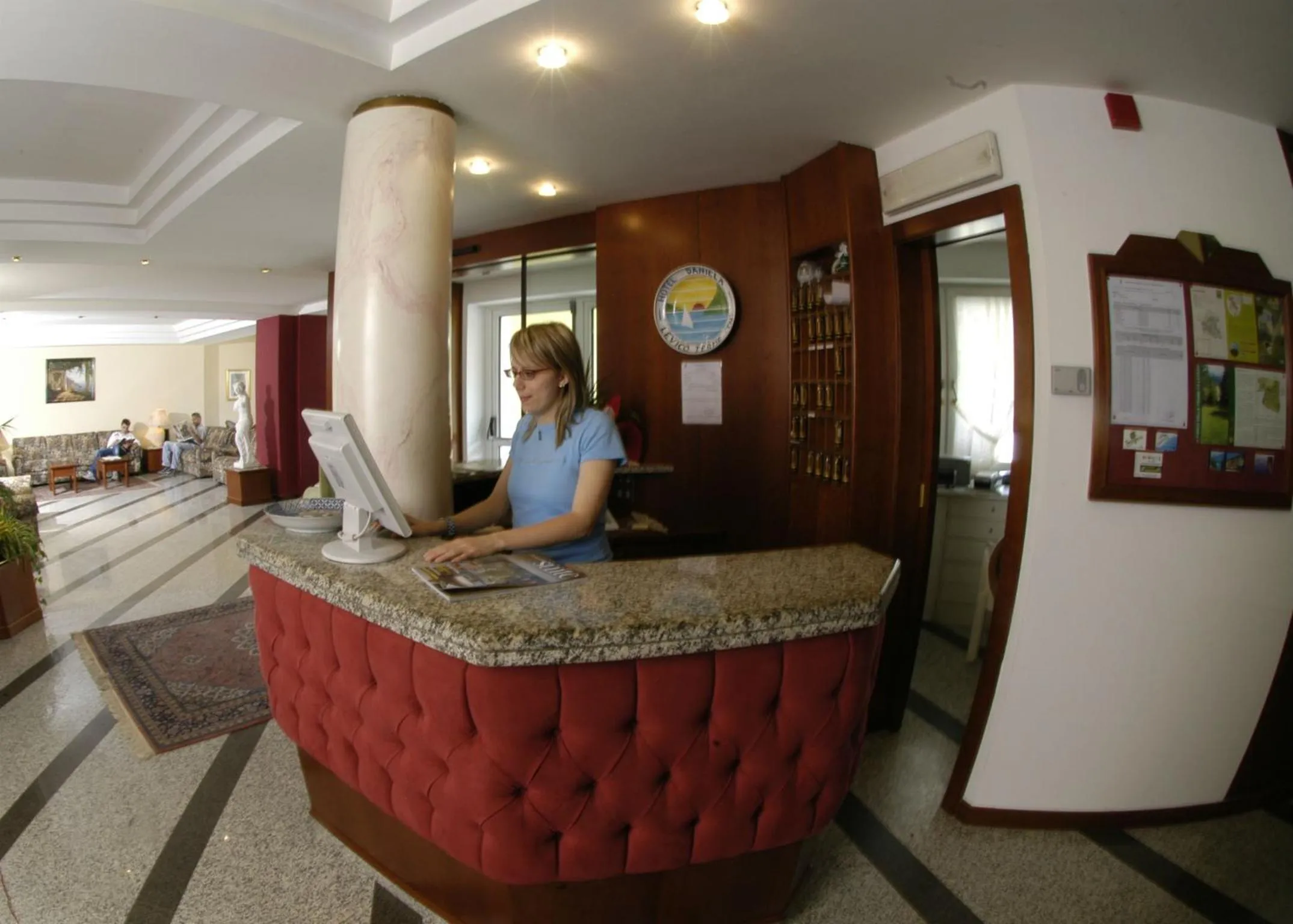 Lobby or reception in Hotel Daniela