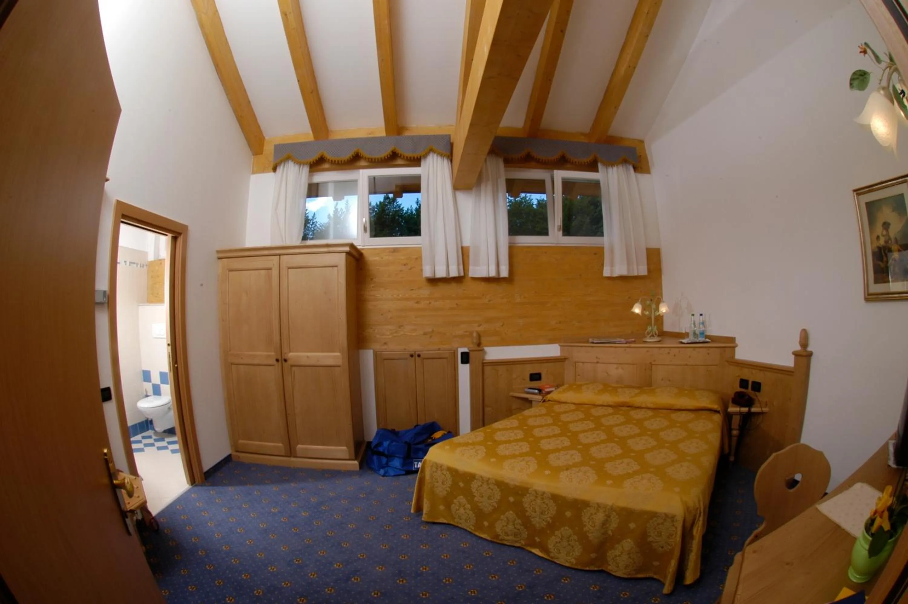 Bed in Hotel Daniela