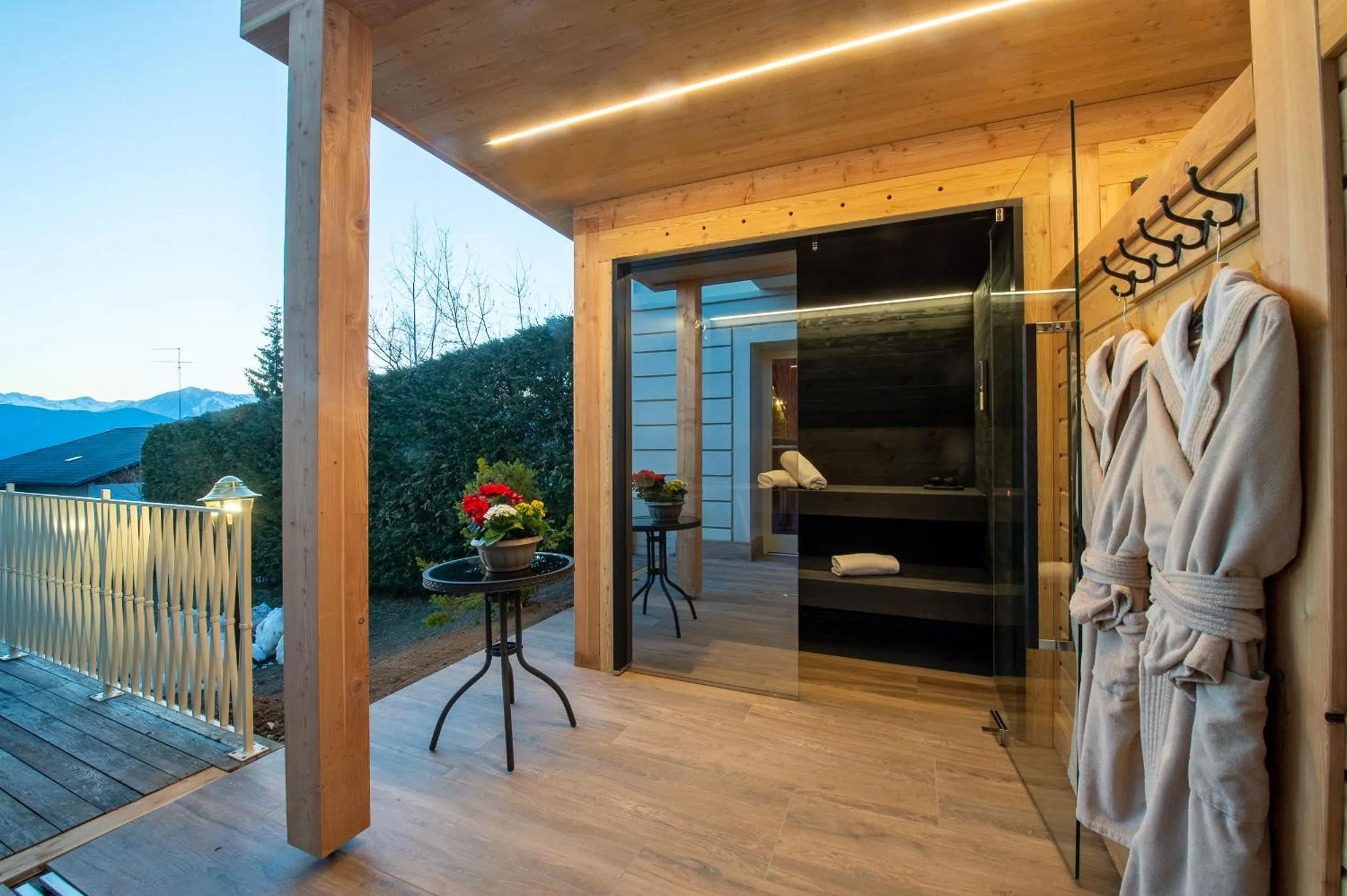 Sauna in Villa Orso Grigio