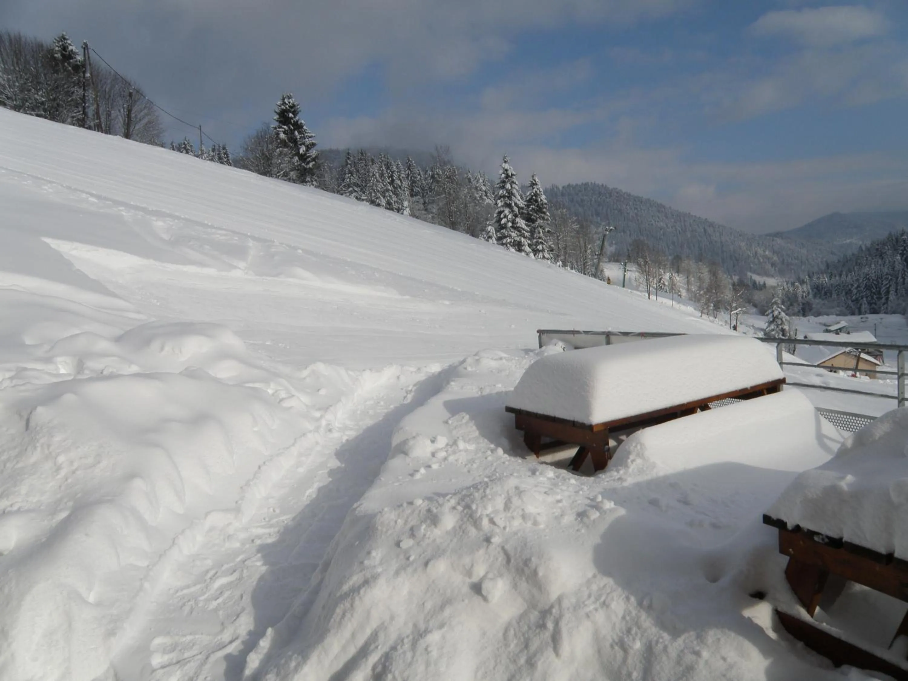 Winter in Logis Hôtel Le Vétiné