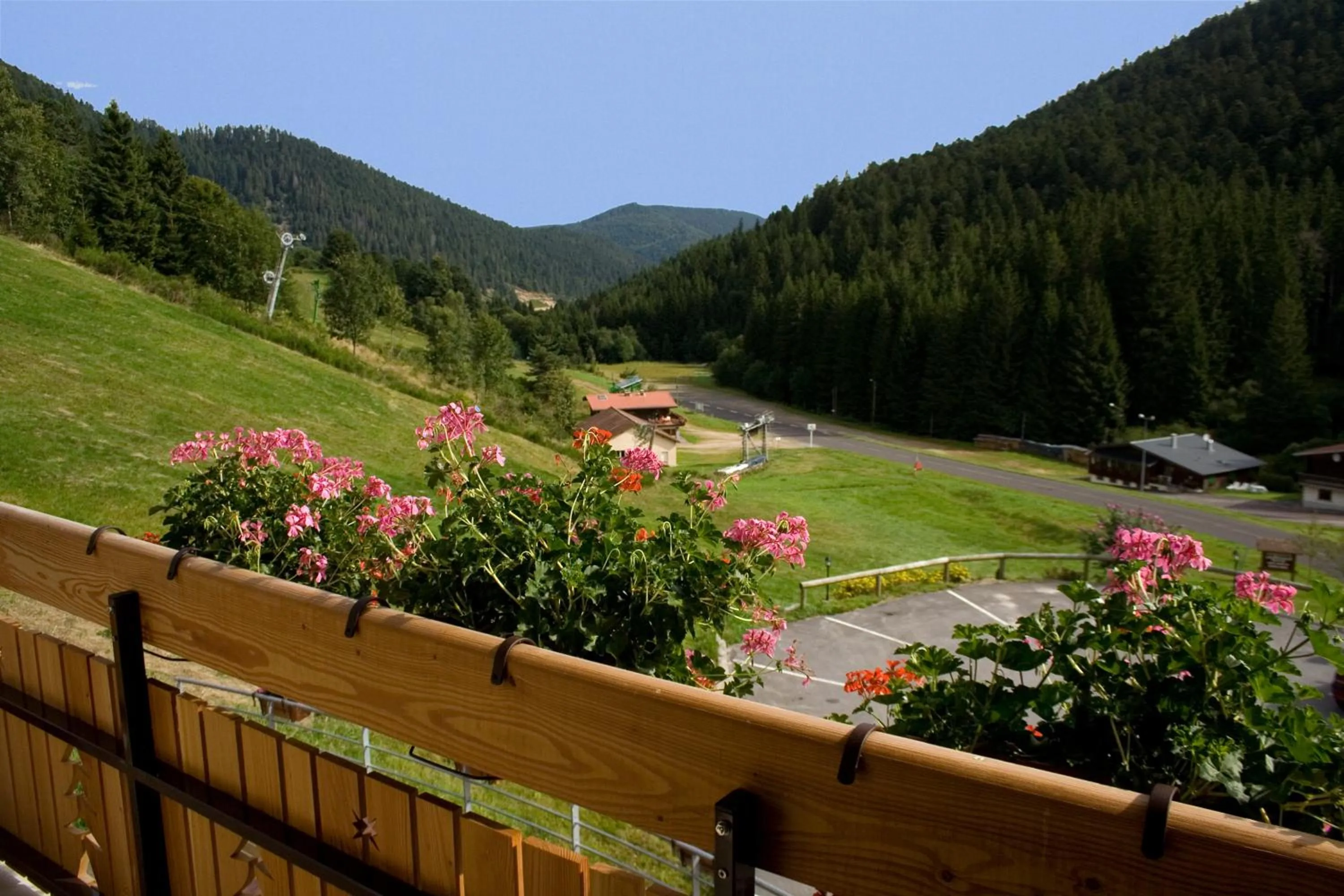 View (from property/room) in Logis Hôtel Le Vétiné