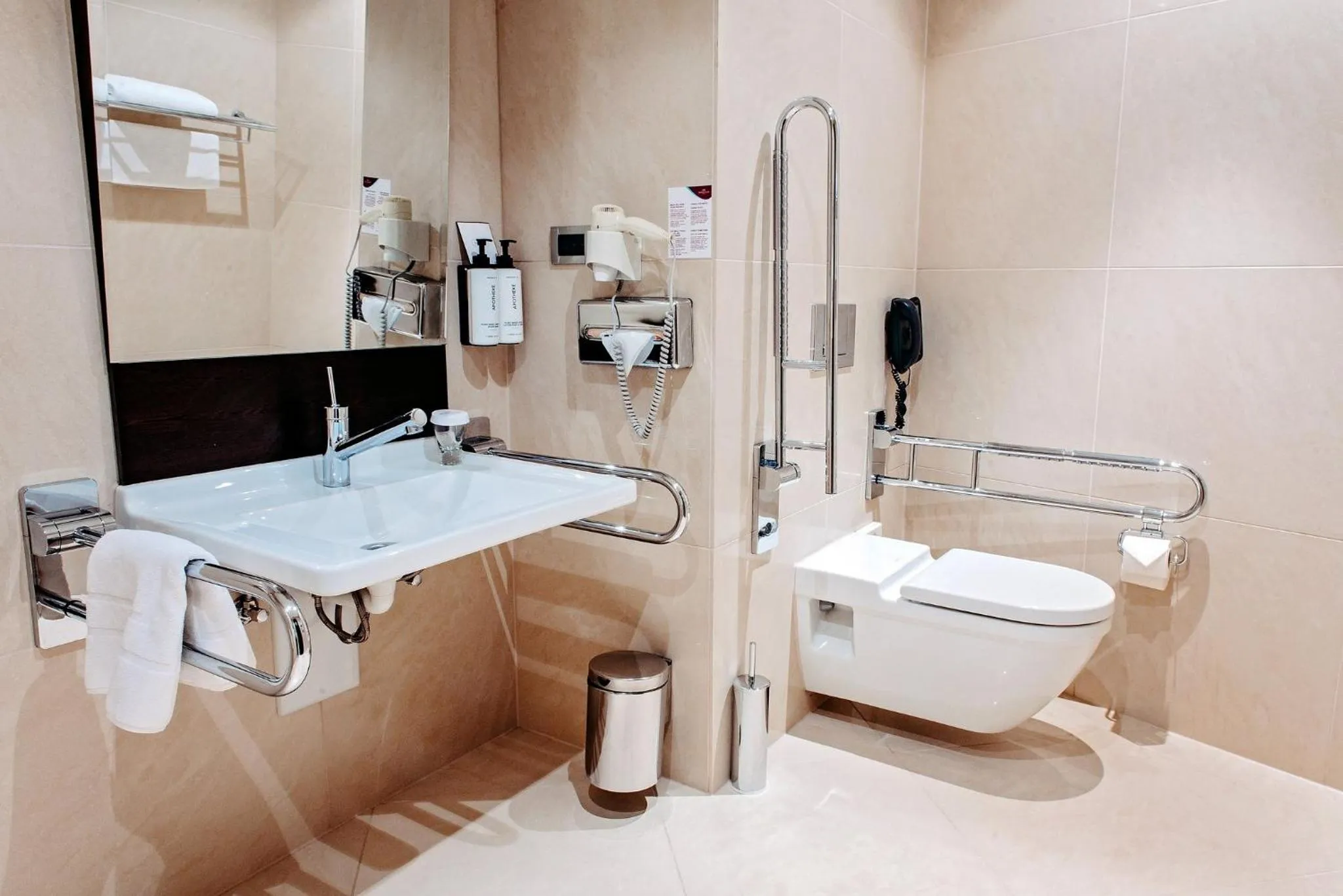 Bathroom in Crowne Plaza Bratislava by IHG