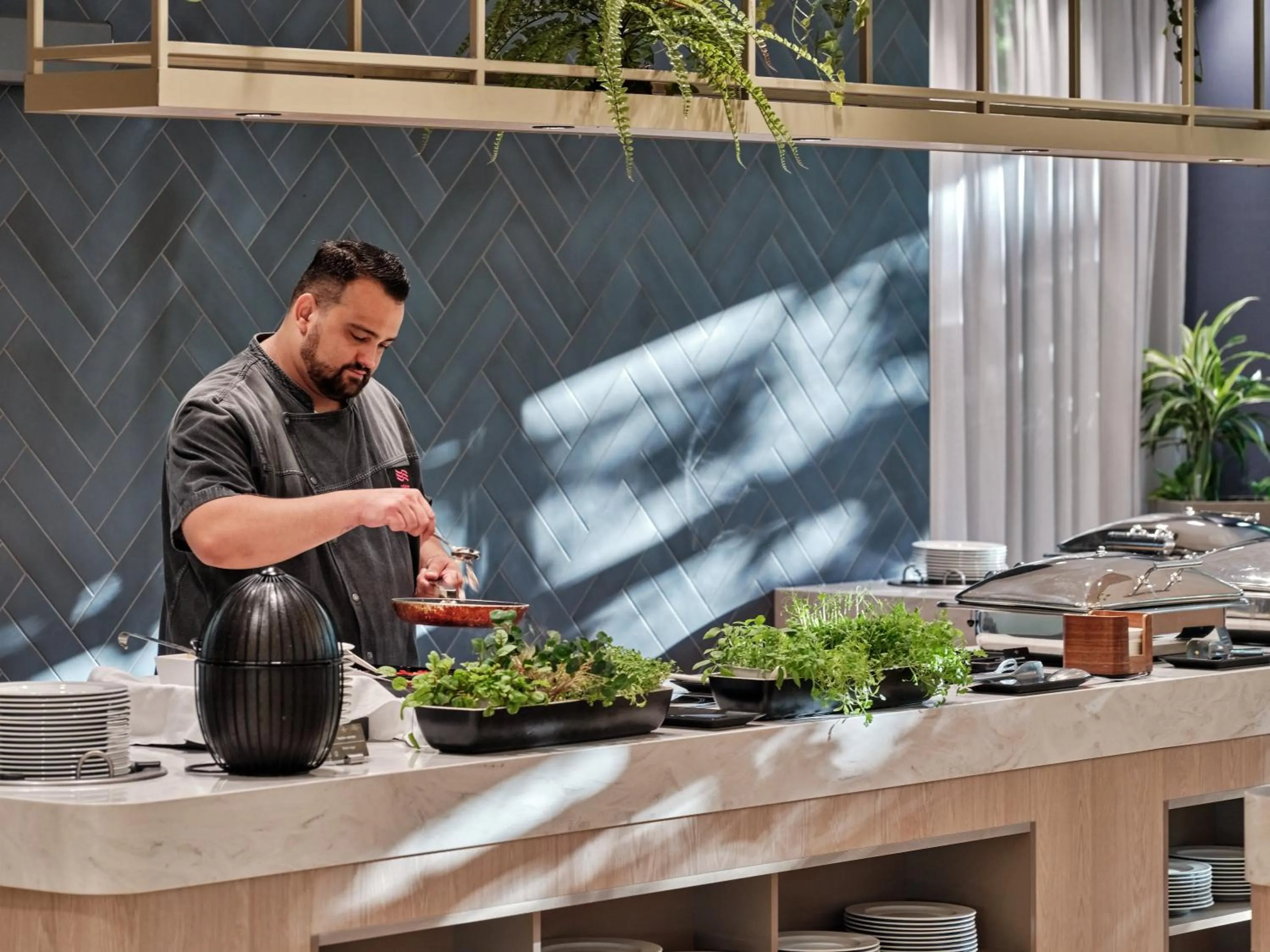 Buffet breakfast in Crowne Plaza Bratislava by IHG