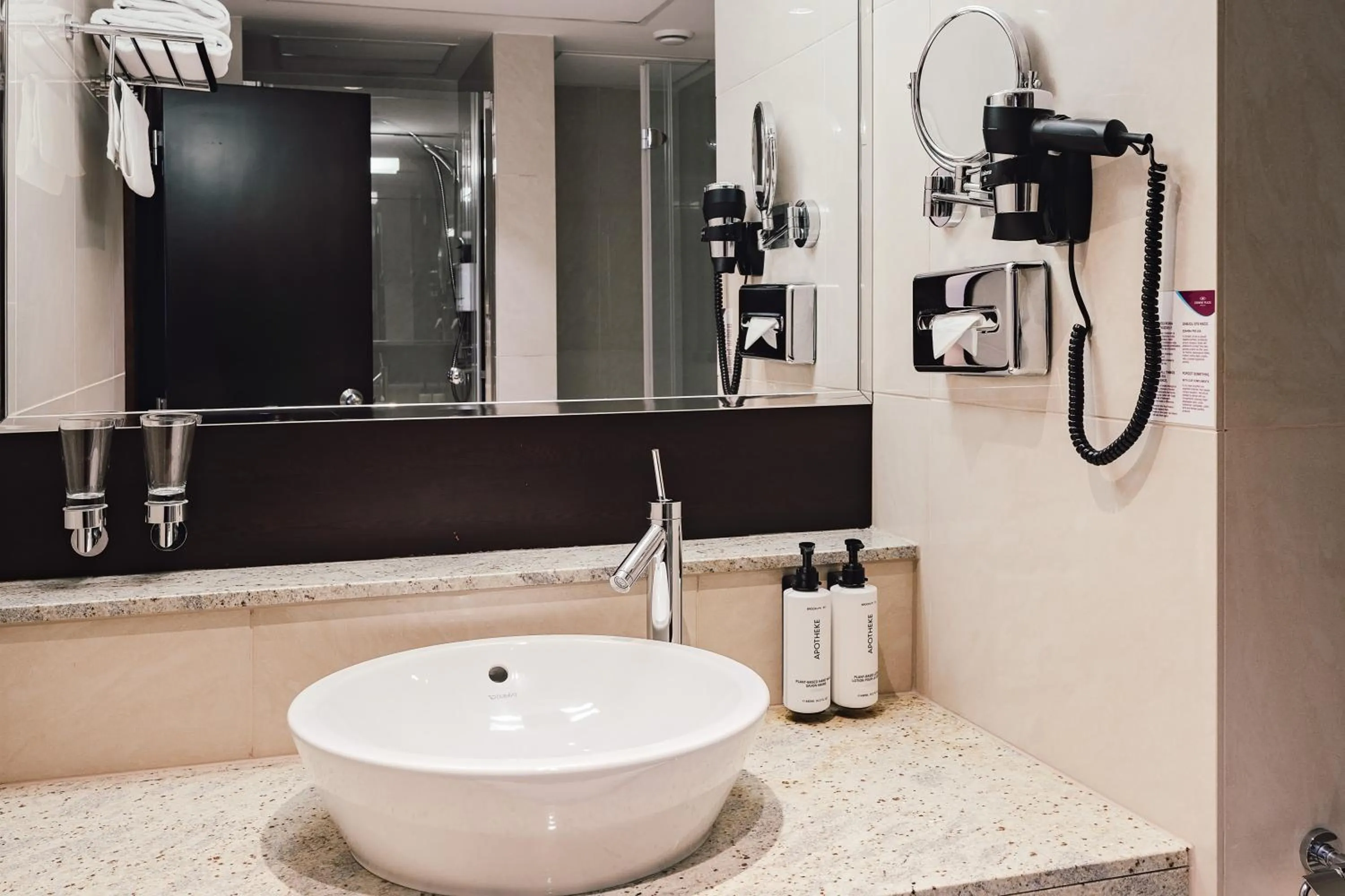 Bathroom in Crowne Plaza Bratislava by IHG