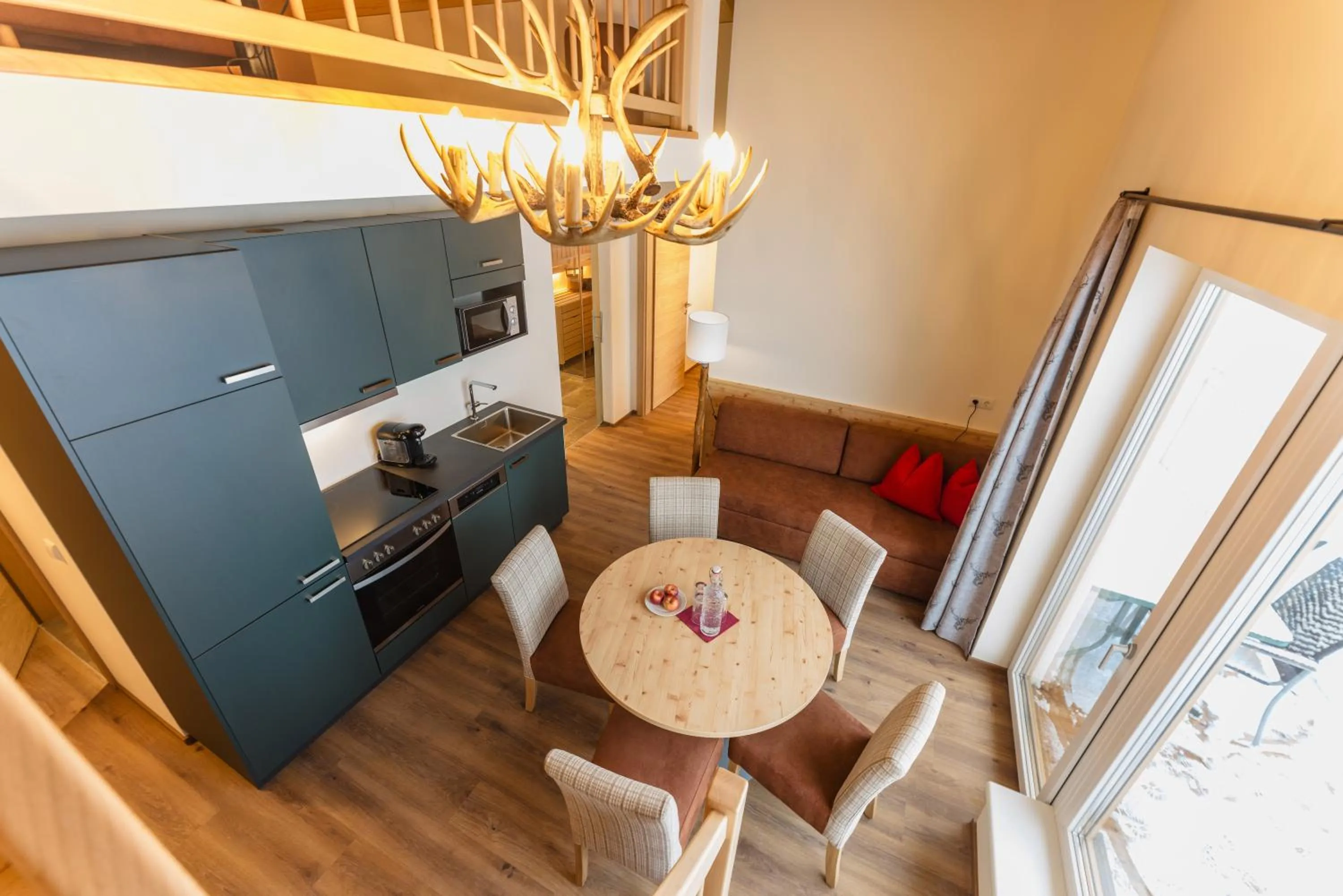 Kitchen or kitchenette in Berghotel Jaga-Alm