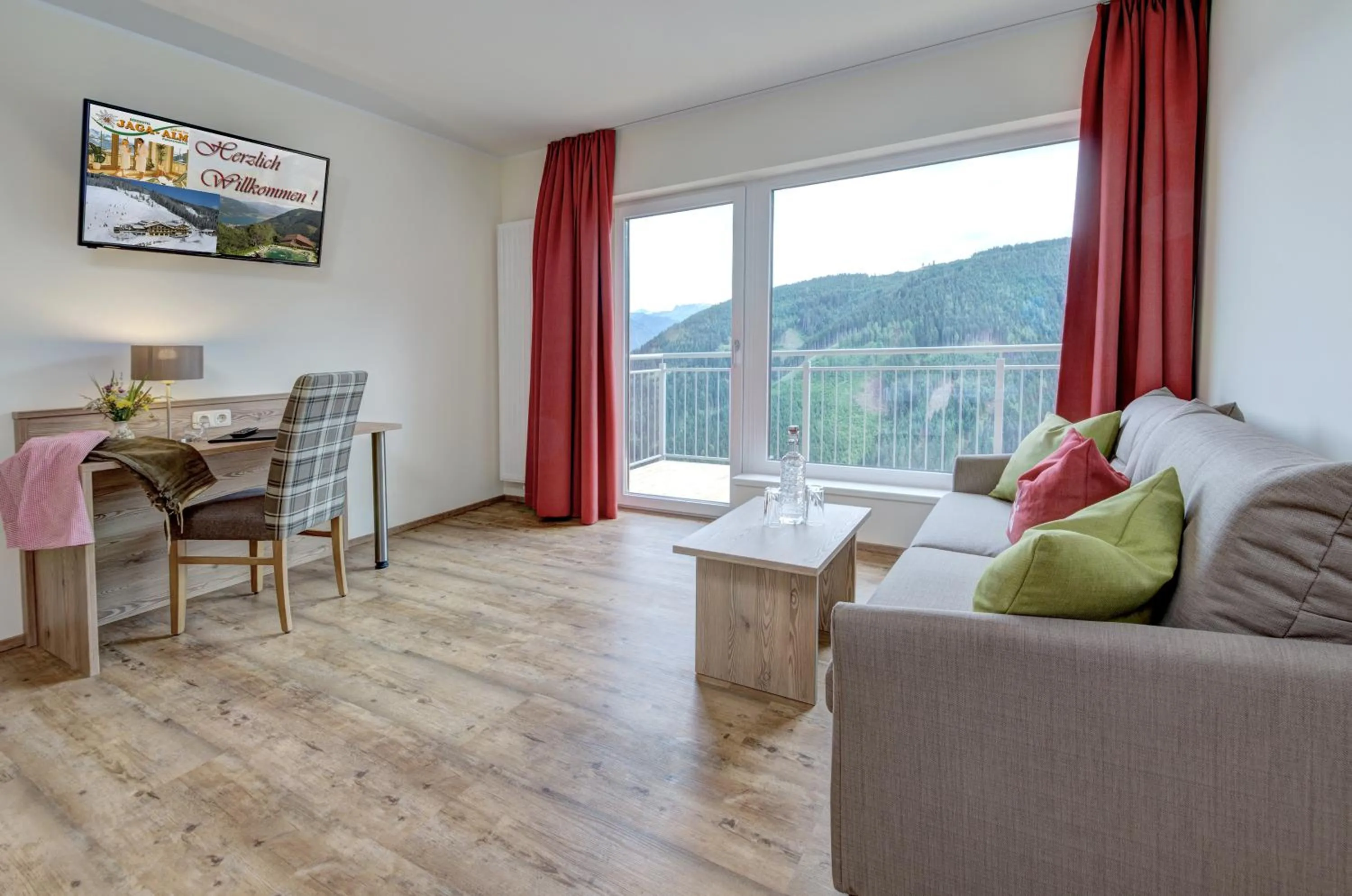 Bedroom in Berghotel Jaga-Alm