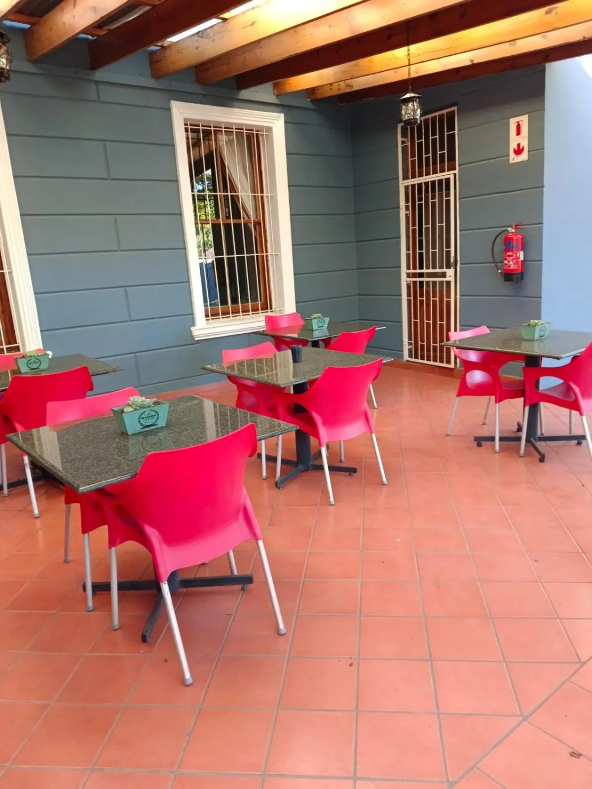 Seating area in Picanha Guesthouse