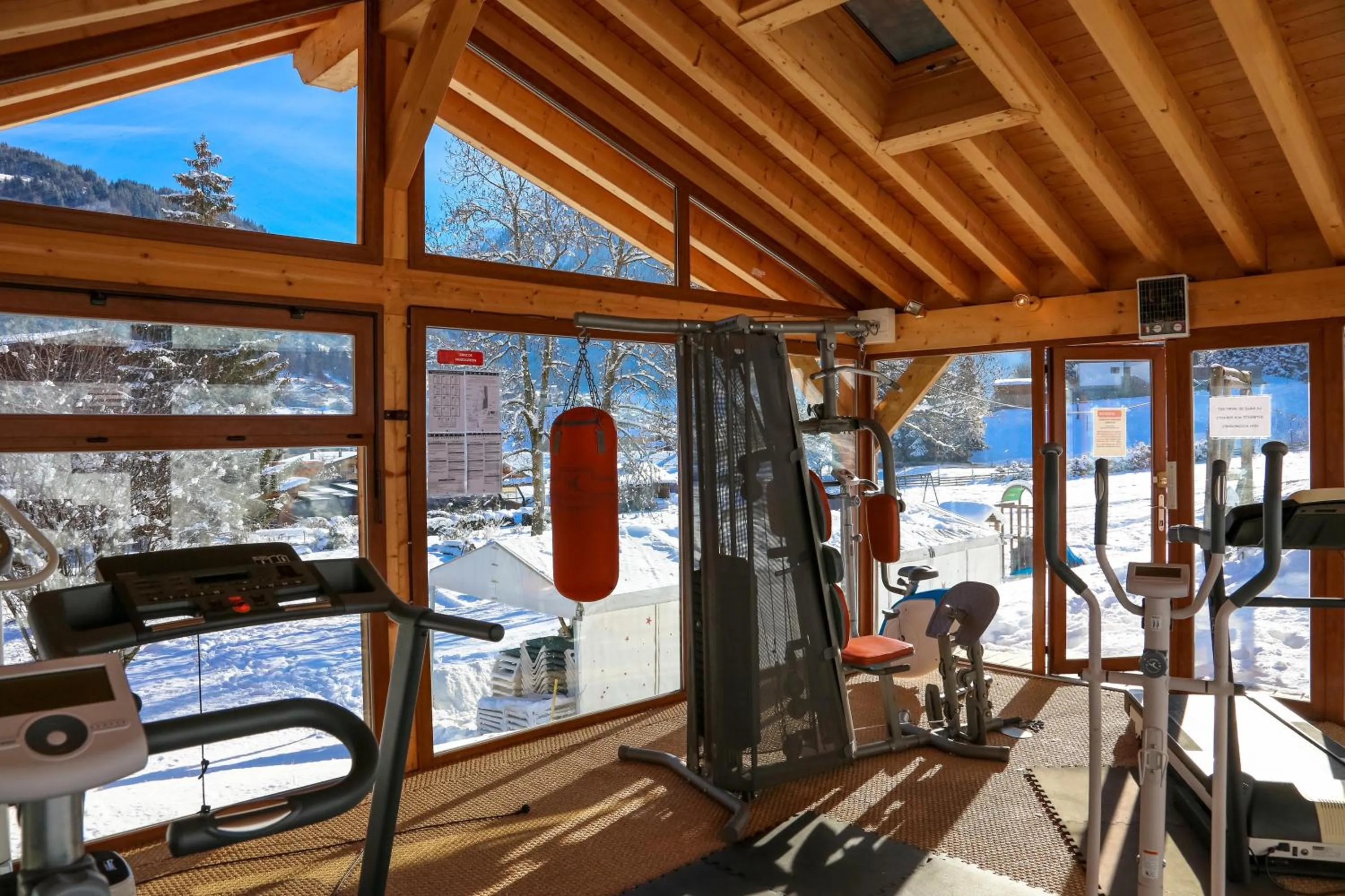 Fitness centre/facilities in Hotel Club Le Crêt