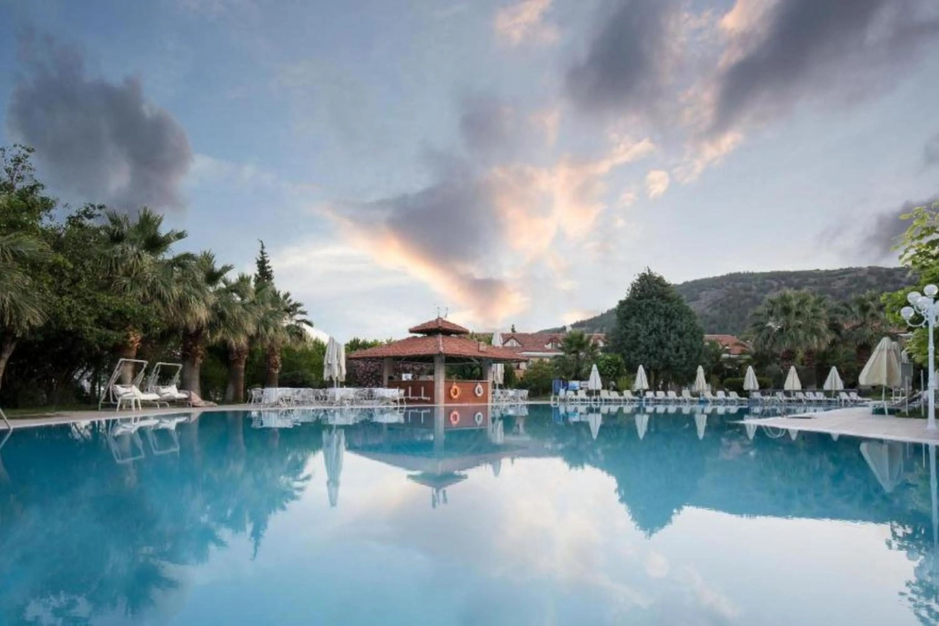 Pool view in Lycus River Thermal Hotel