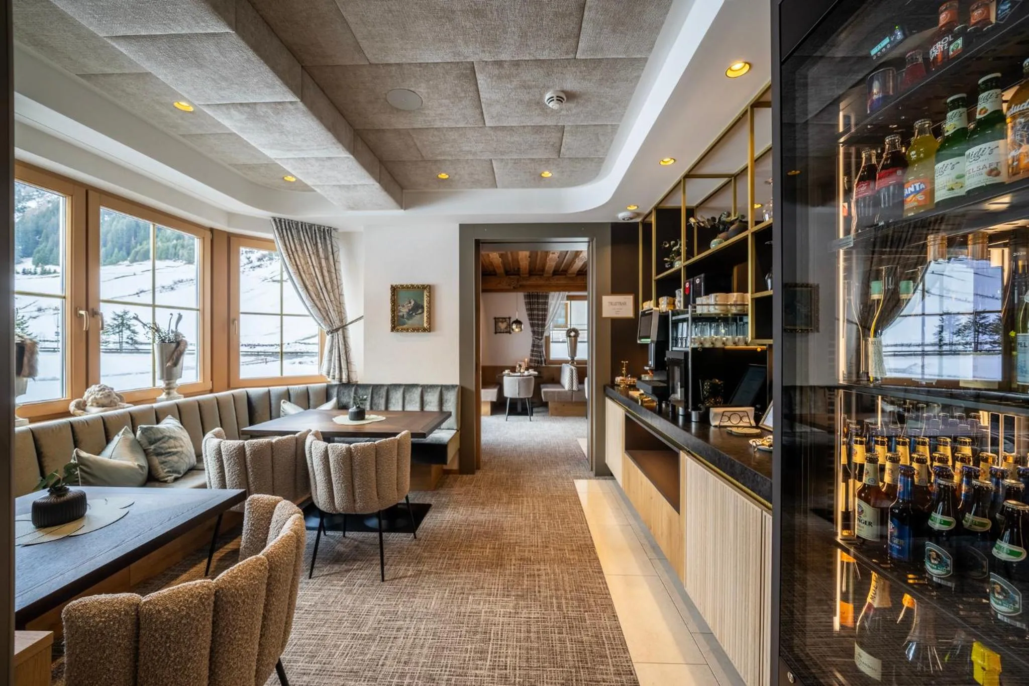 Lobby or reception in Boutique Hotel Montanara