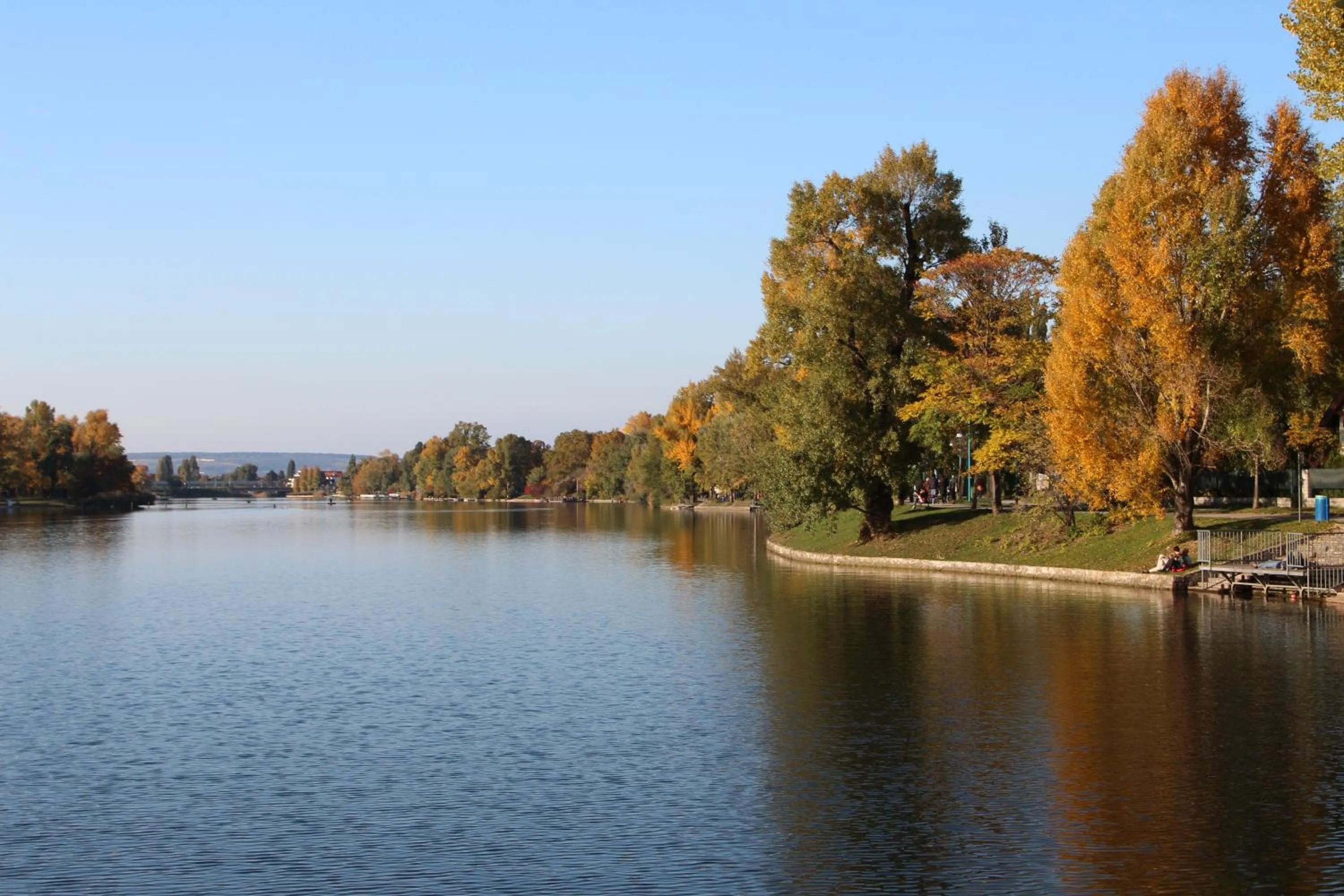 Natural landscape in Strandhotel Alte Donau