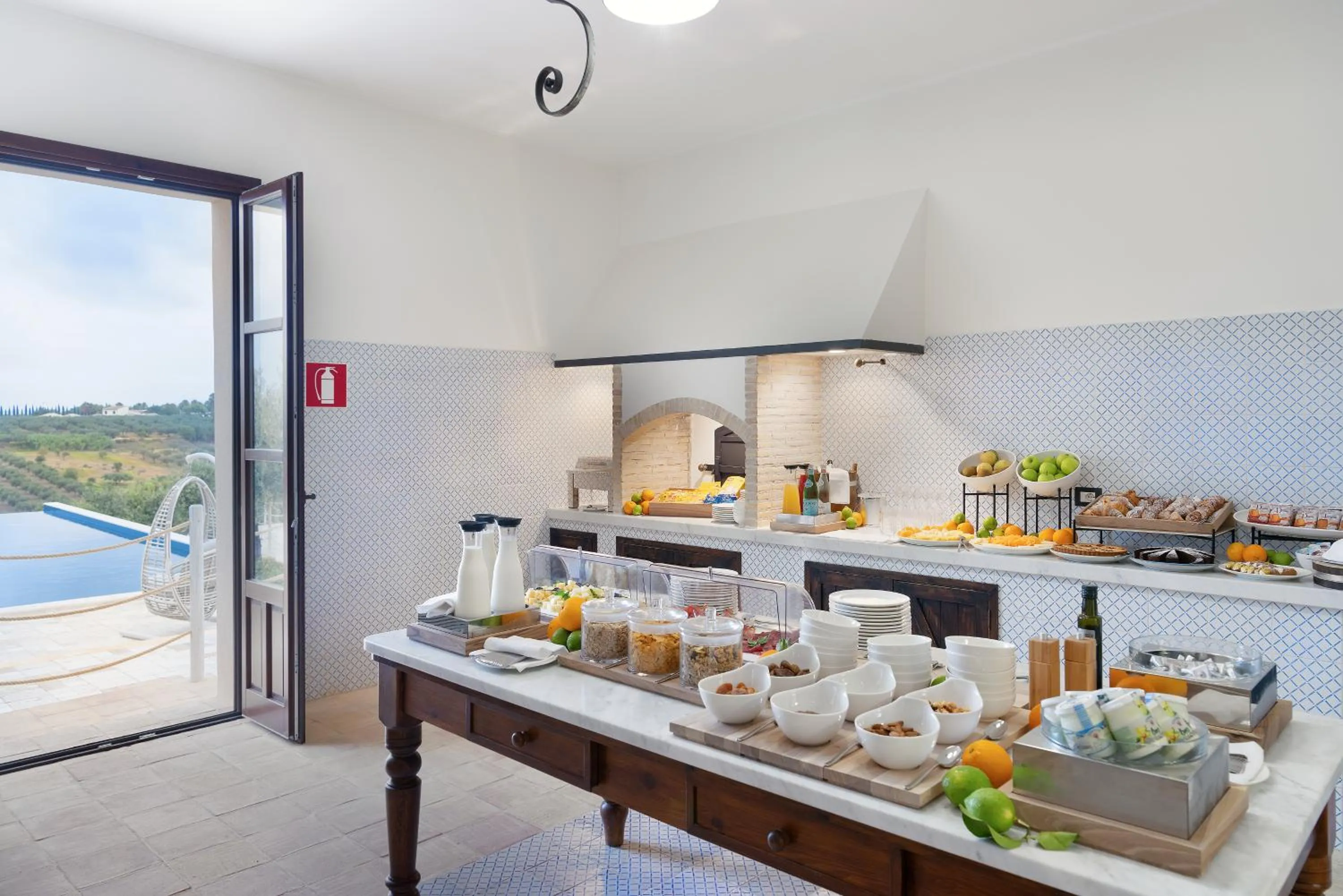 Buffet breakfast in Momentum Wellness Bioresort