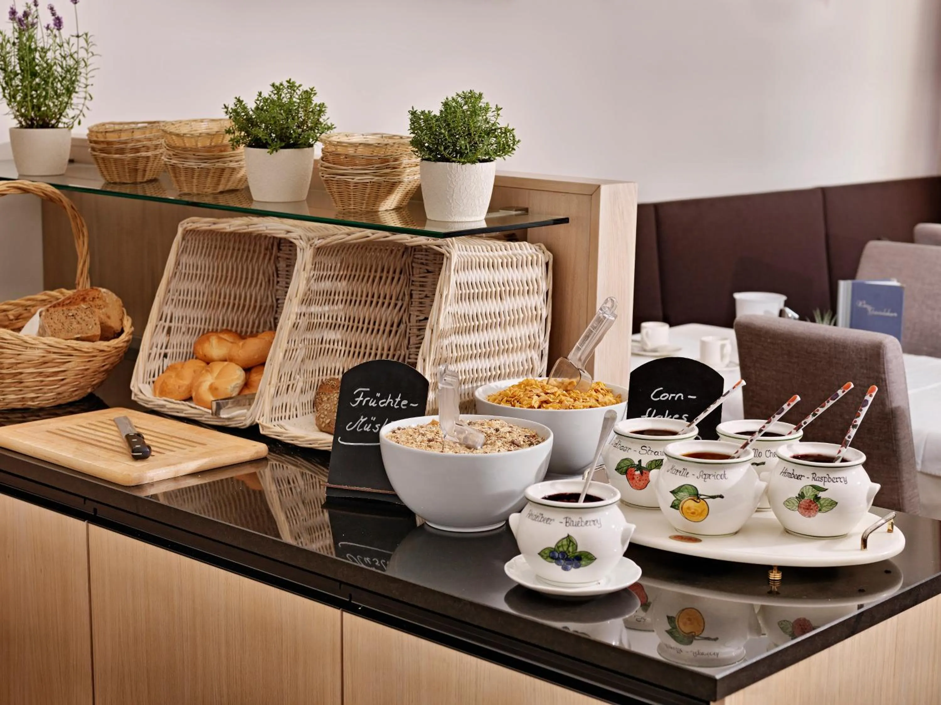 Buffet breakfast in Hotel Stern