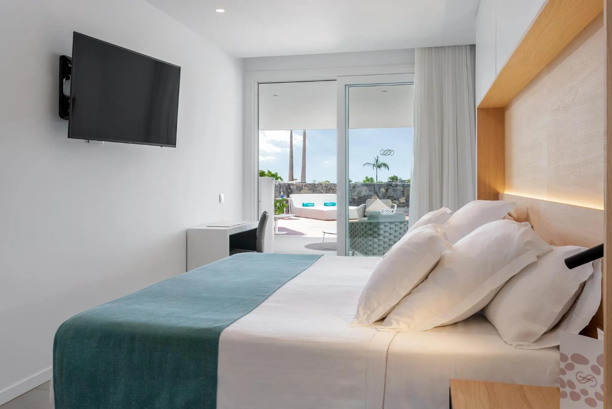 Bed in Royal Hideaway Corales Suites