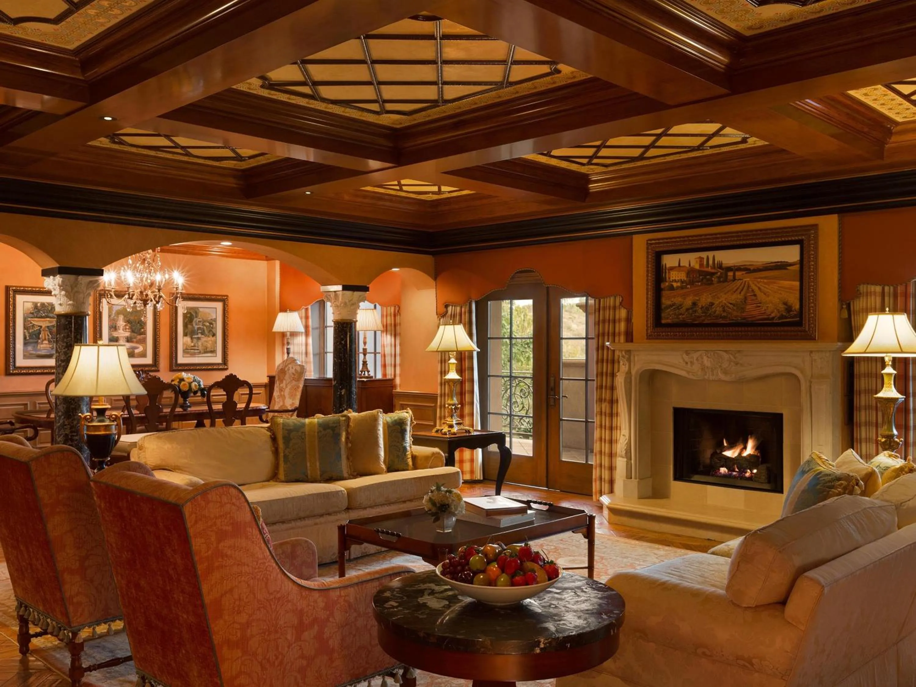 Living room in Fairmont Grand Del Mar