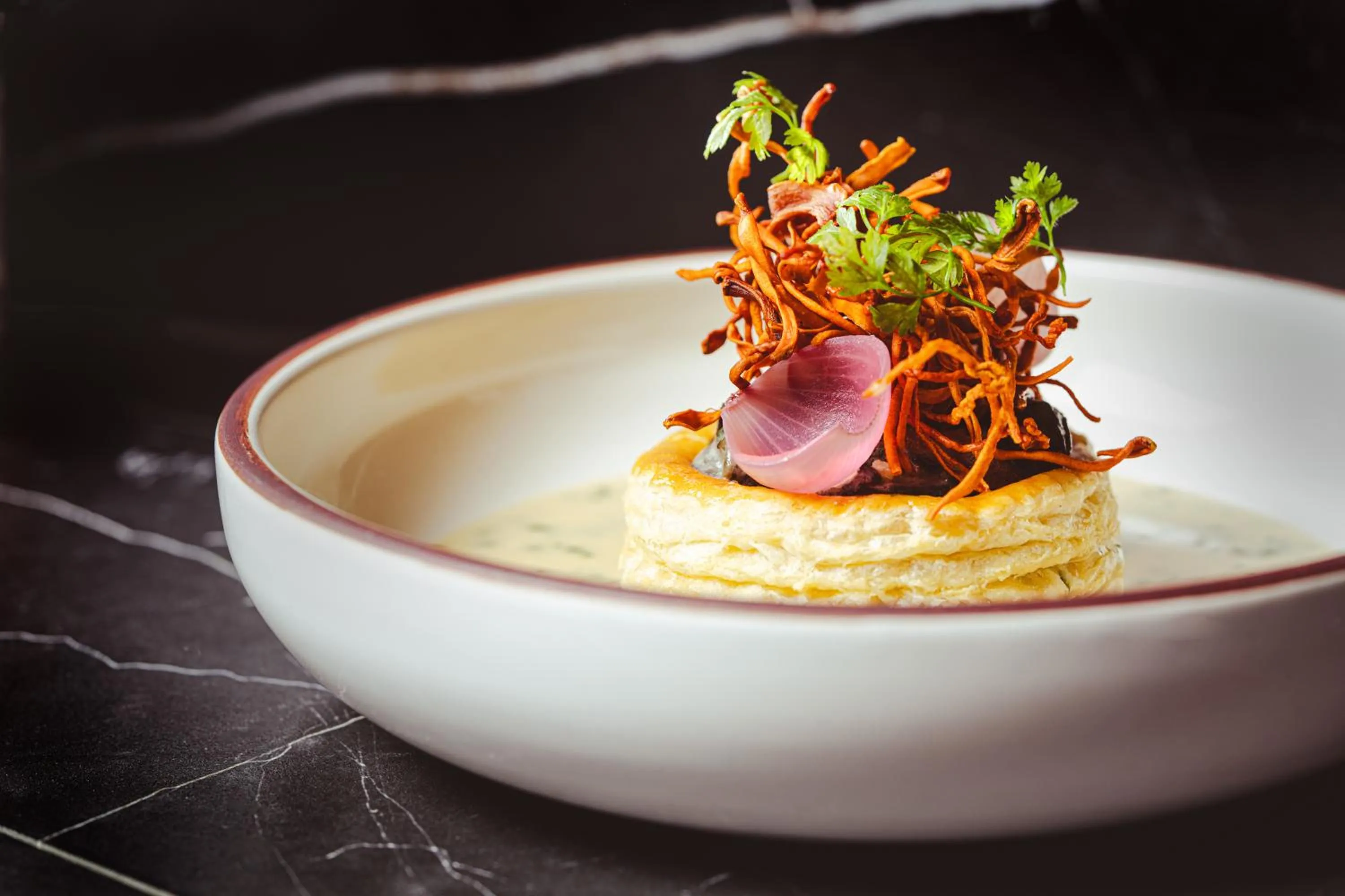 Food close-up in Fairmont Grand Del Mar