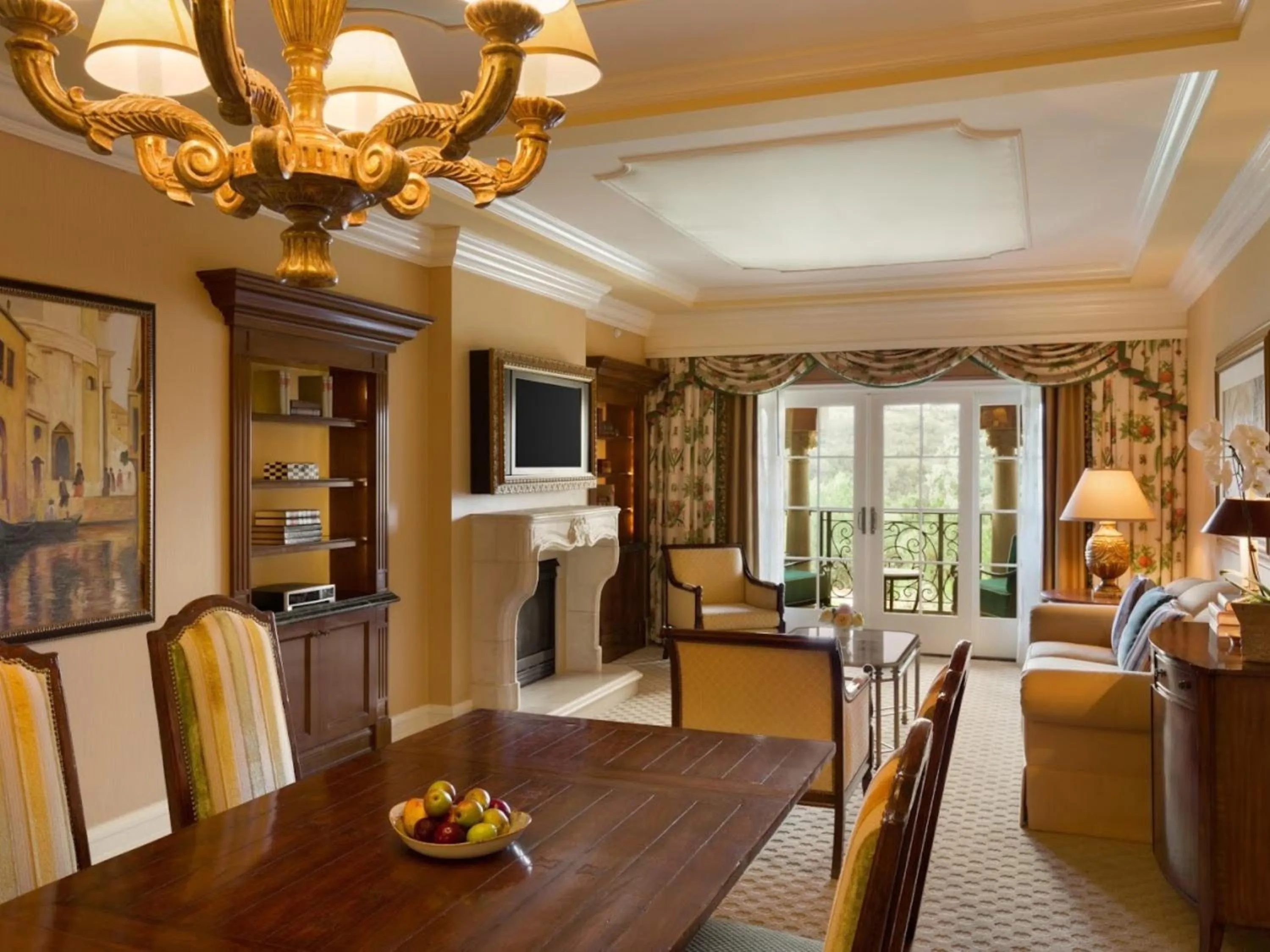 Living room in Fairmont Grand Del Mar