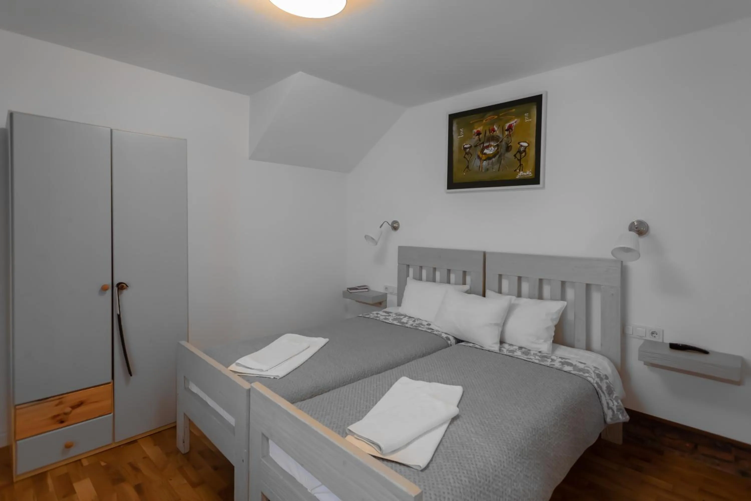 Bed in YellowBoot Aparthotel