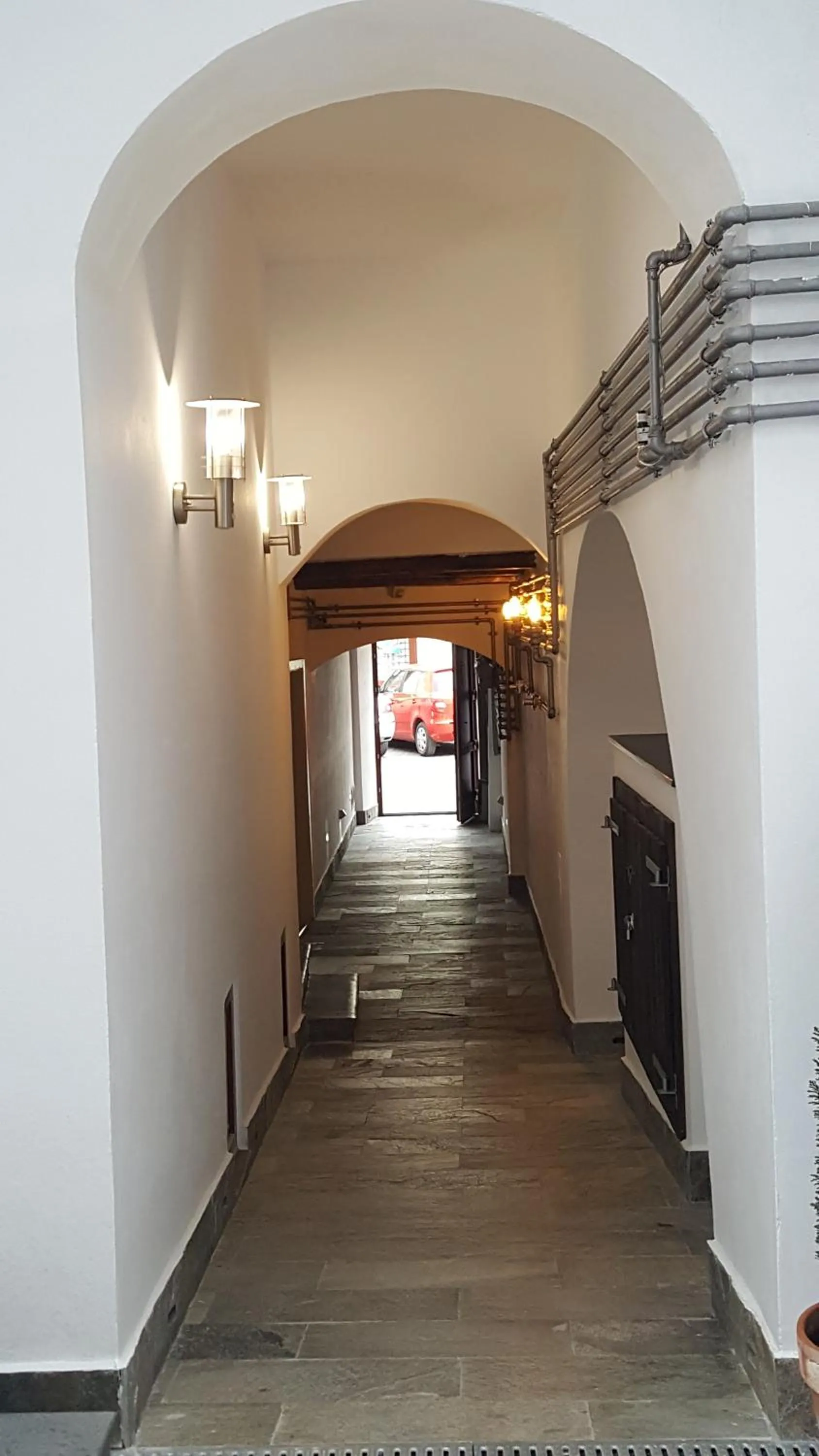 Facade/entrance in YellowBoot Aparthotel