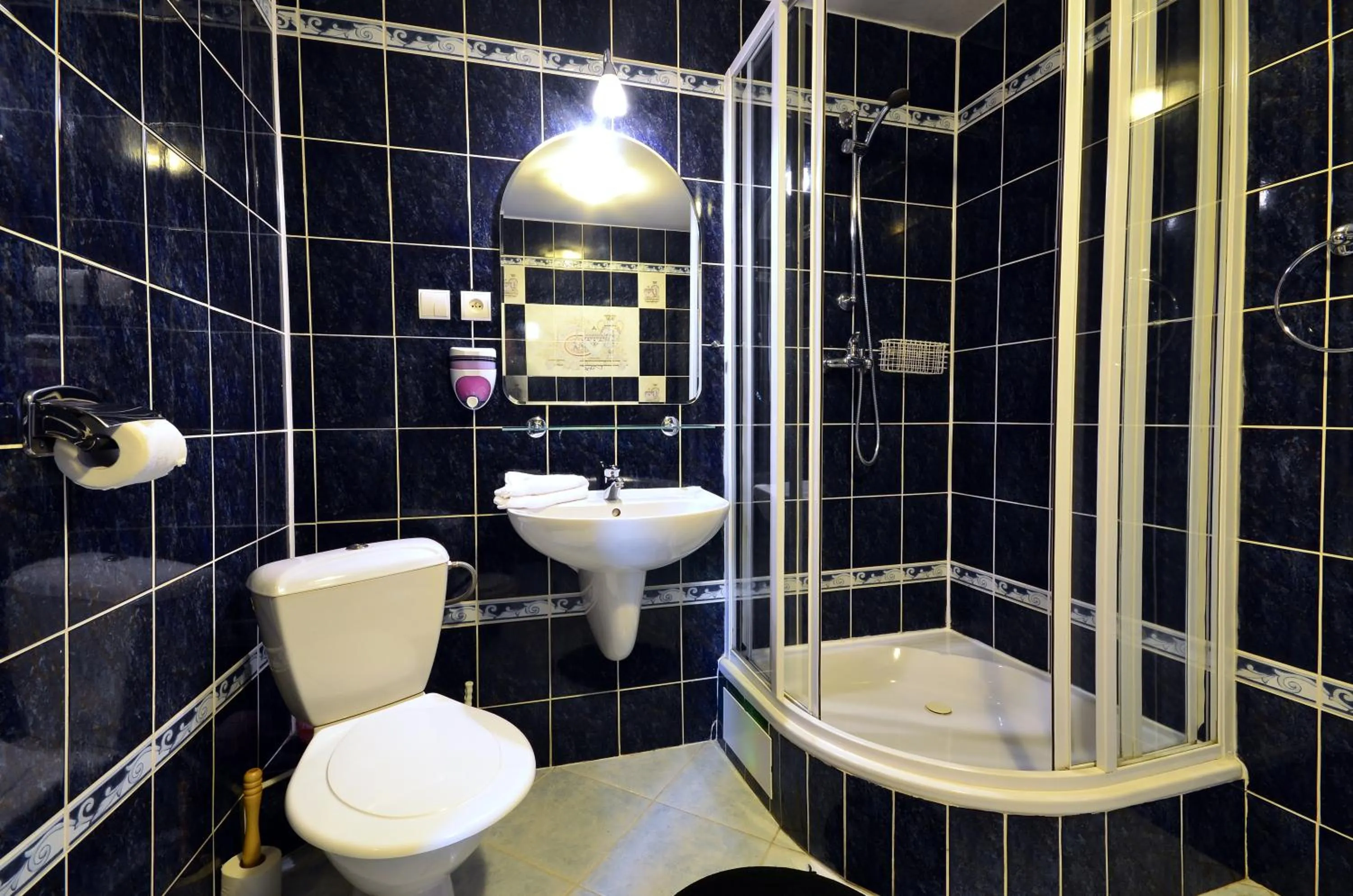 Shower in Hotel Central