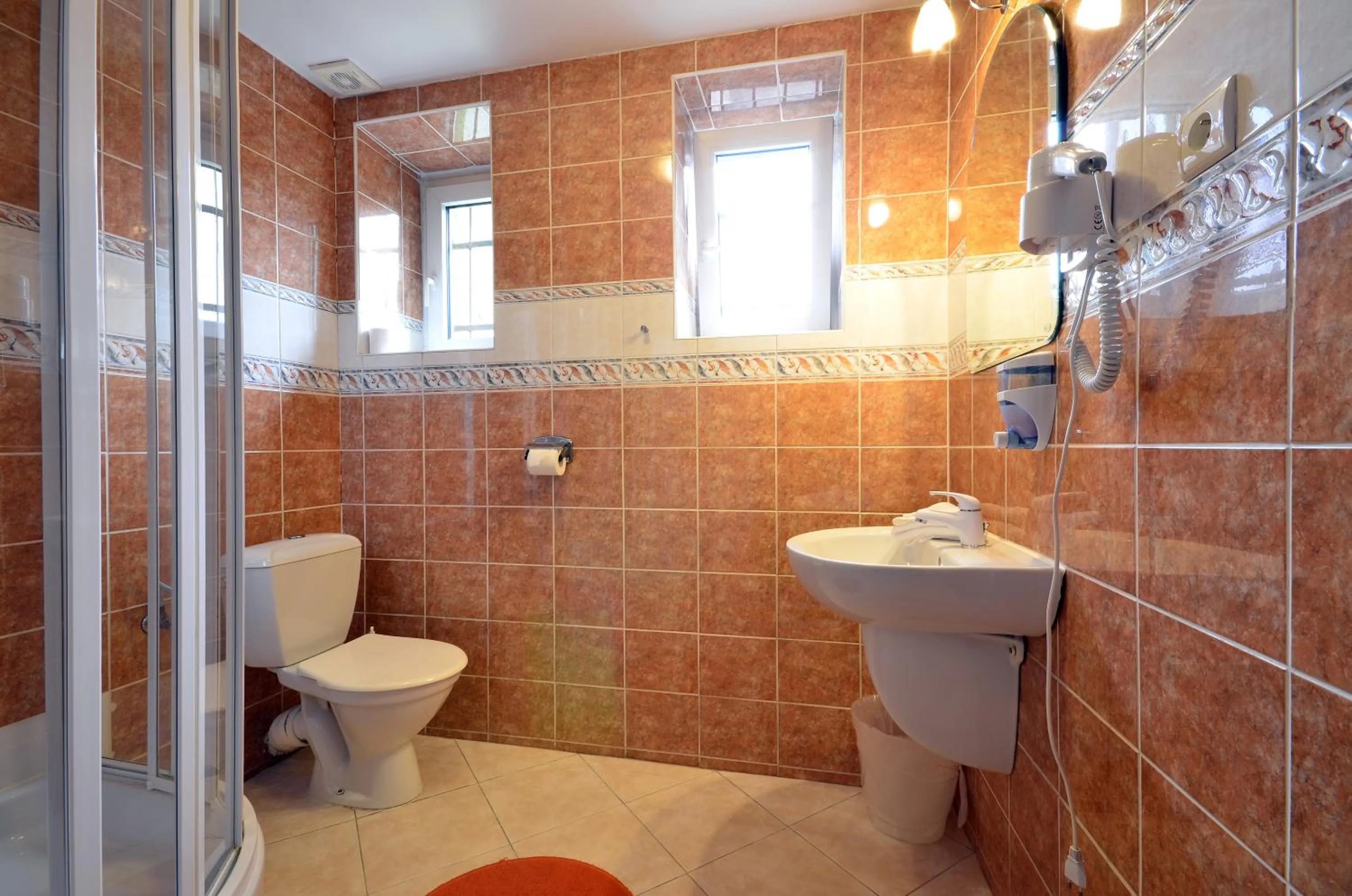 Shower in Hotel Central