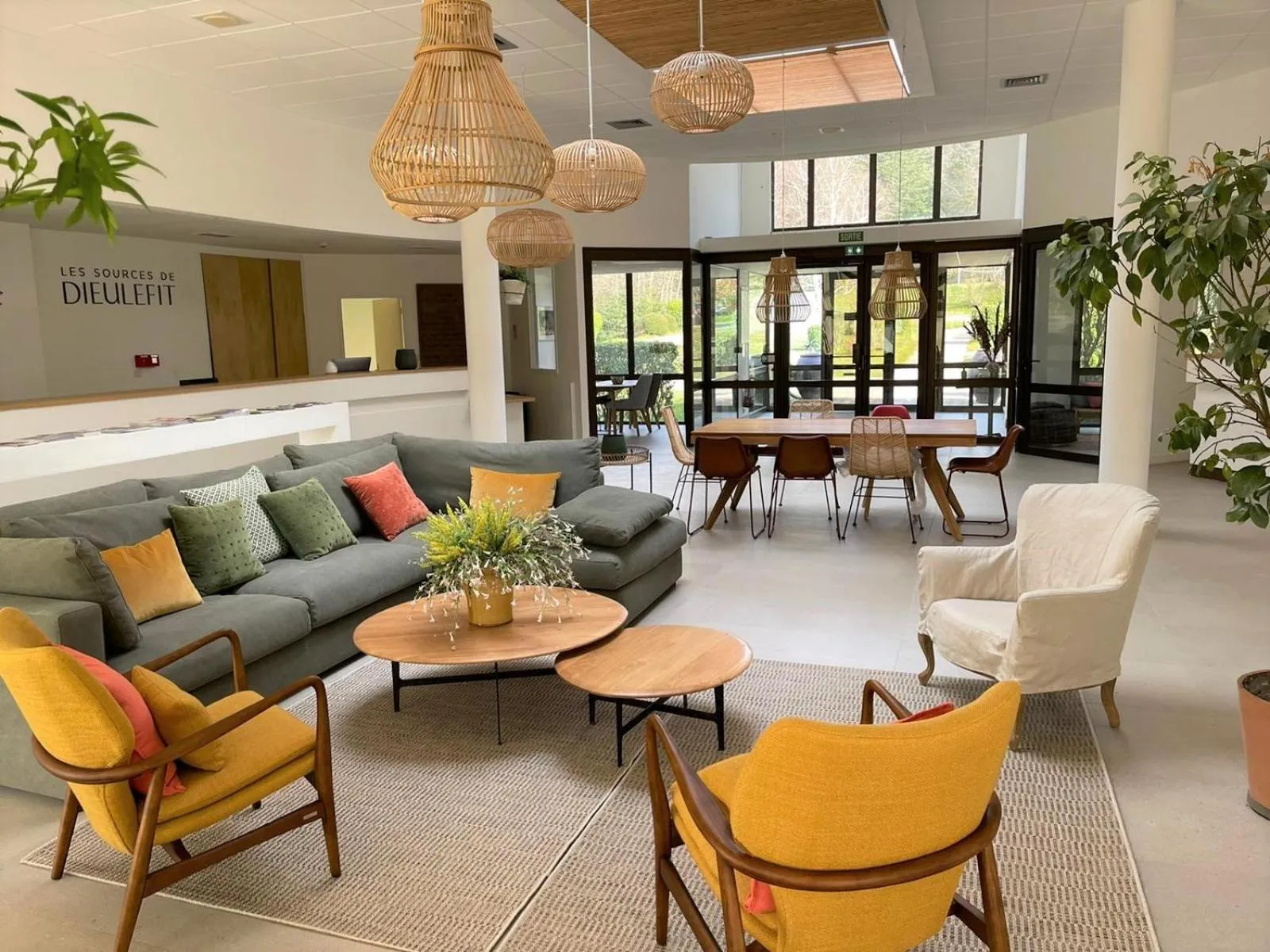 Lobby or reception in Domaine Les Sources de Dieulefit