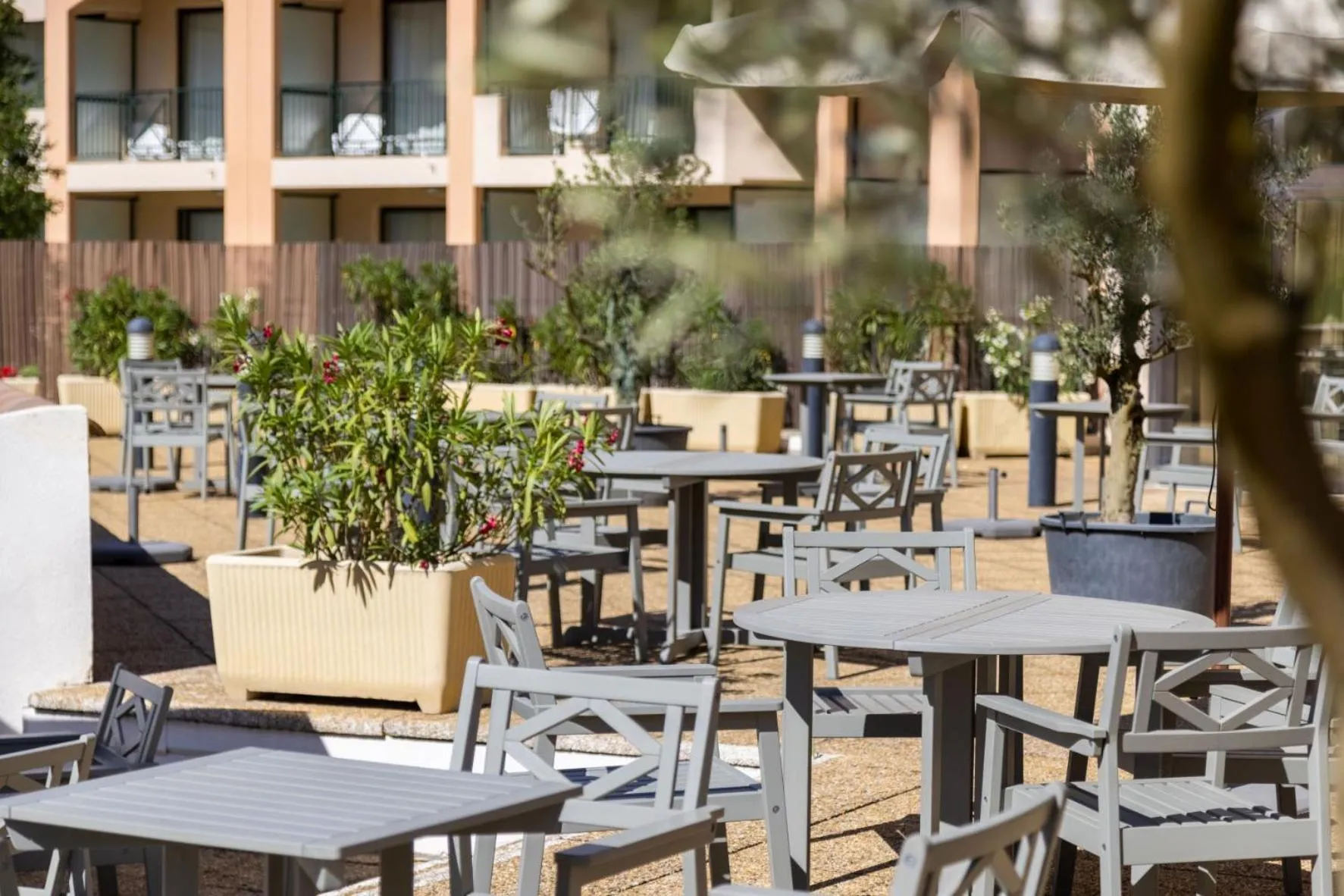 Balcony/Terrace in Domaine Les Sources de Dieulefit