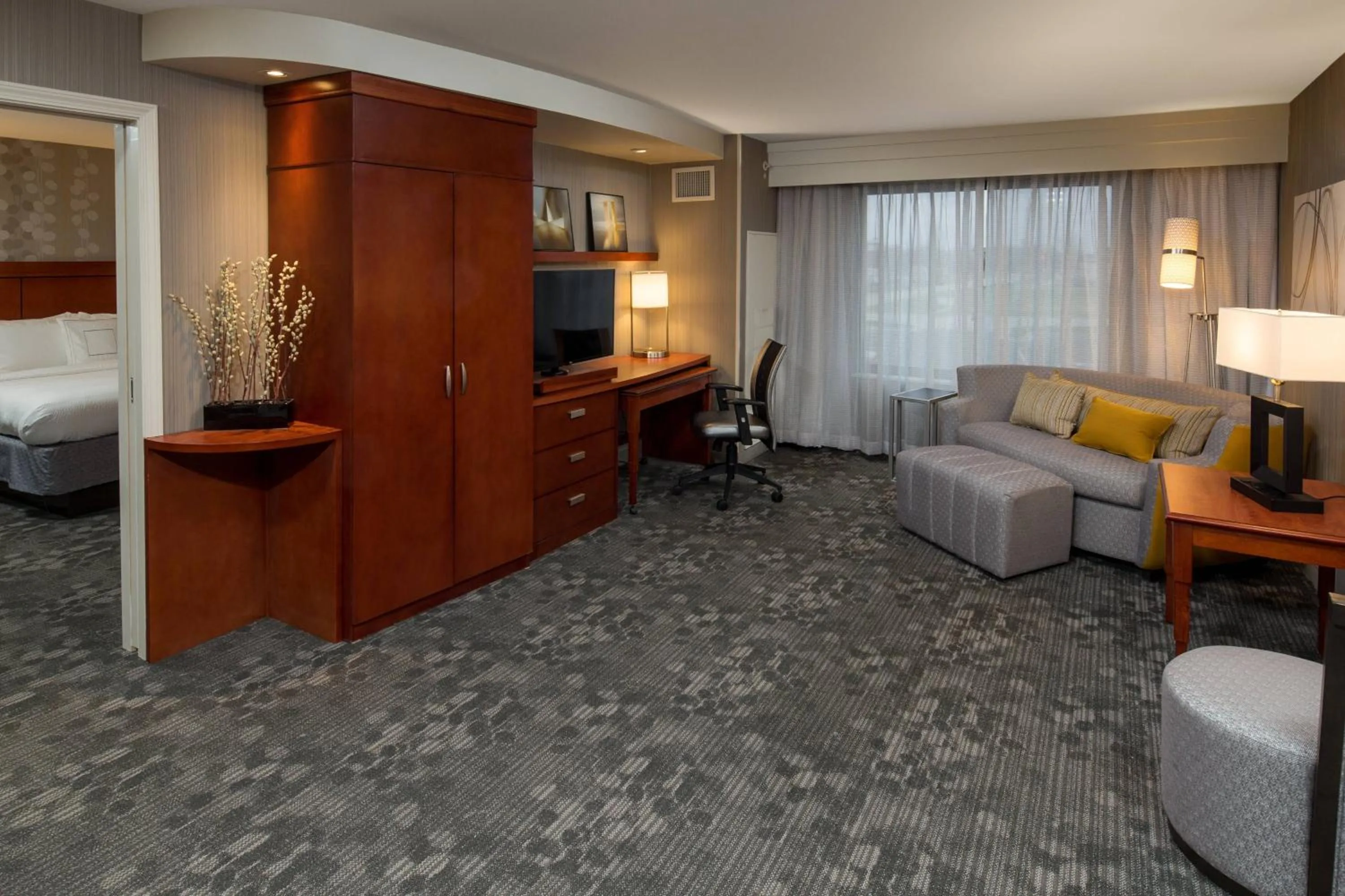Bedroom, Bed in Courtyard by Marriott Lafayette