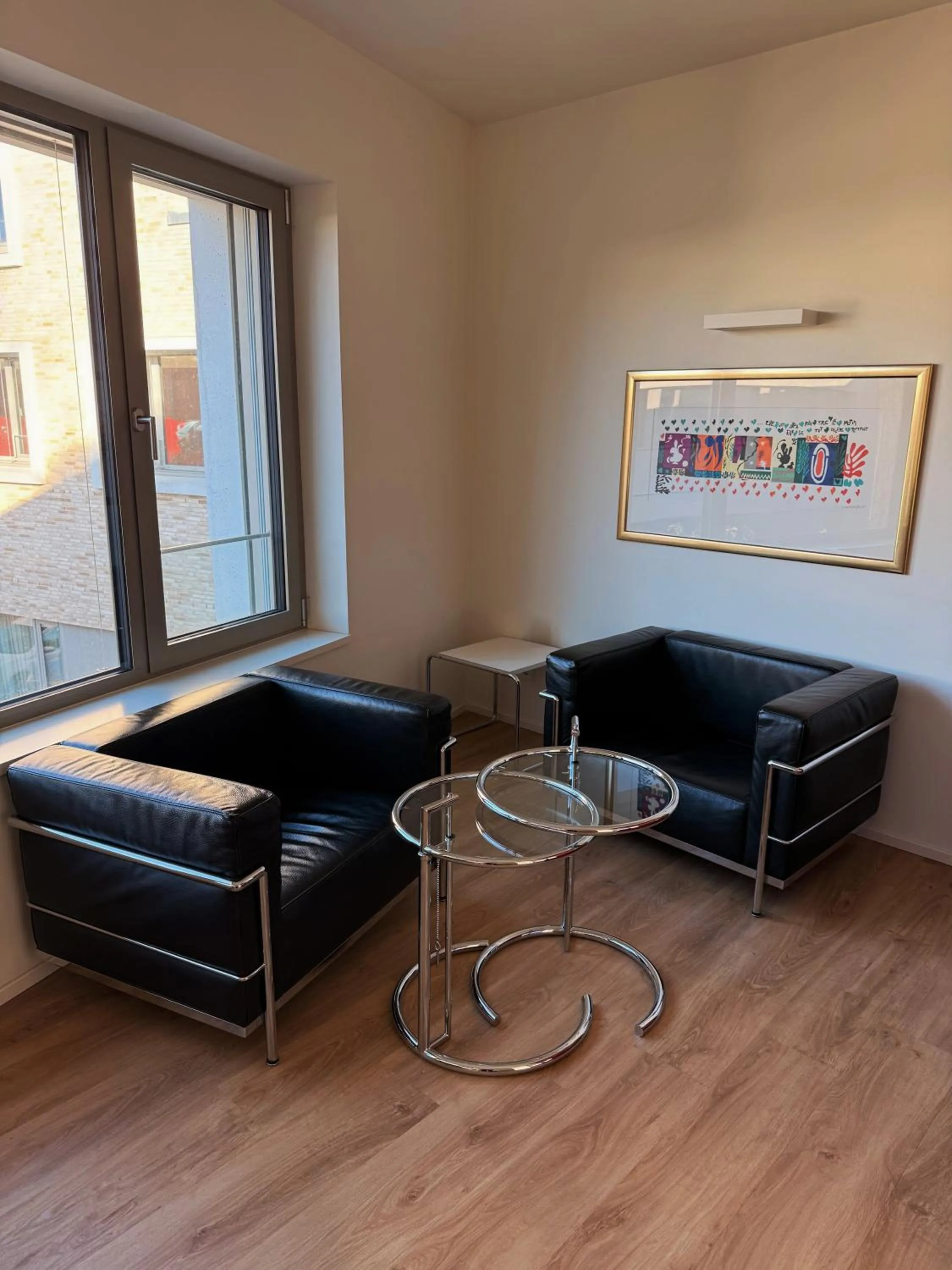 Living room in MAVO Hospitality Esslingen Berliner Straße