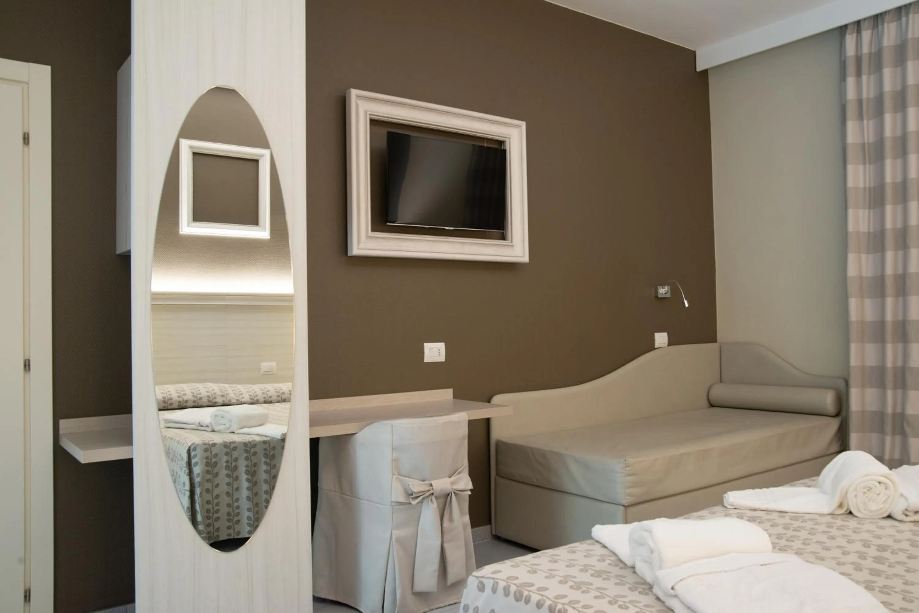 Bed in Hotel Degli Ulivi