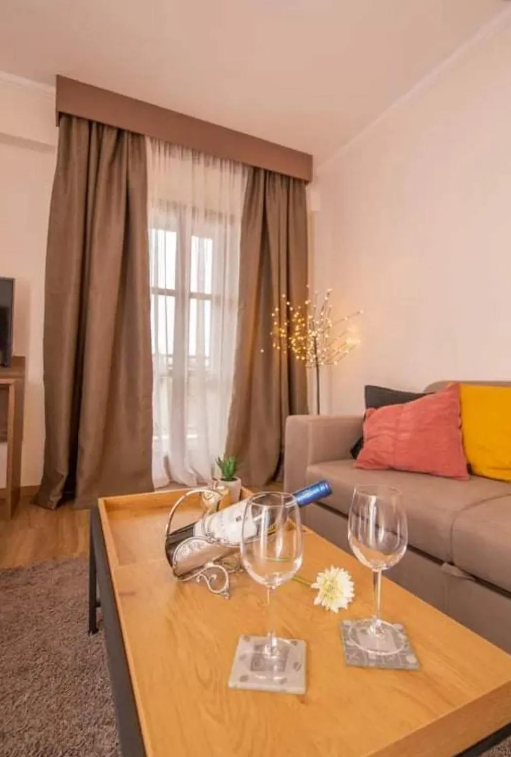 Living room in Mont Helmos Hotel