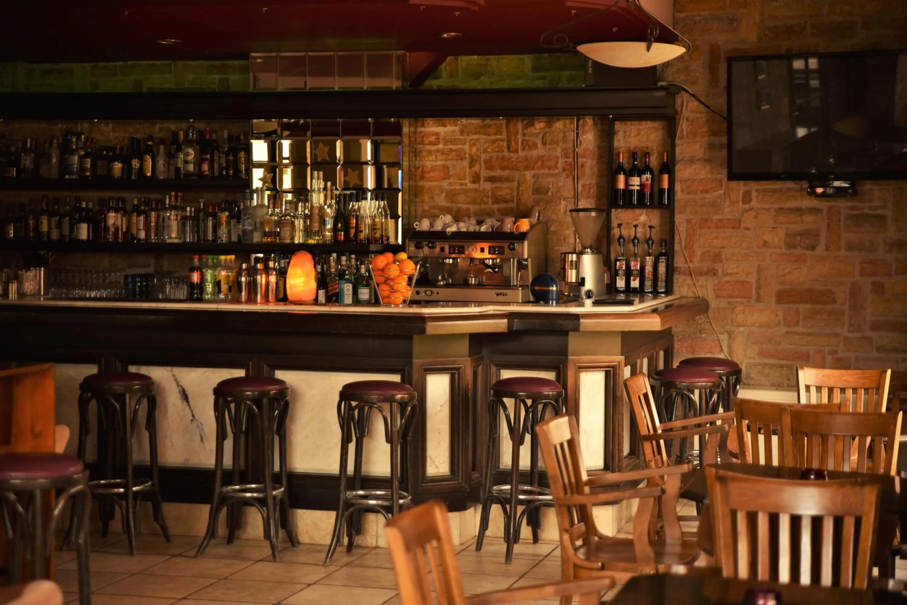 Lounge or bar in Mont Helmos Hotel